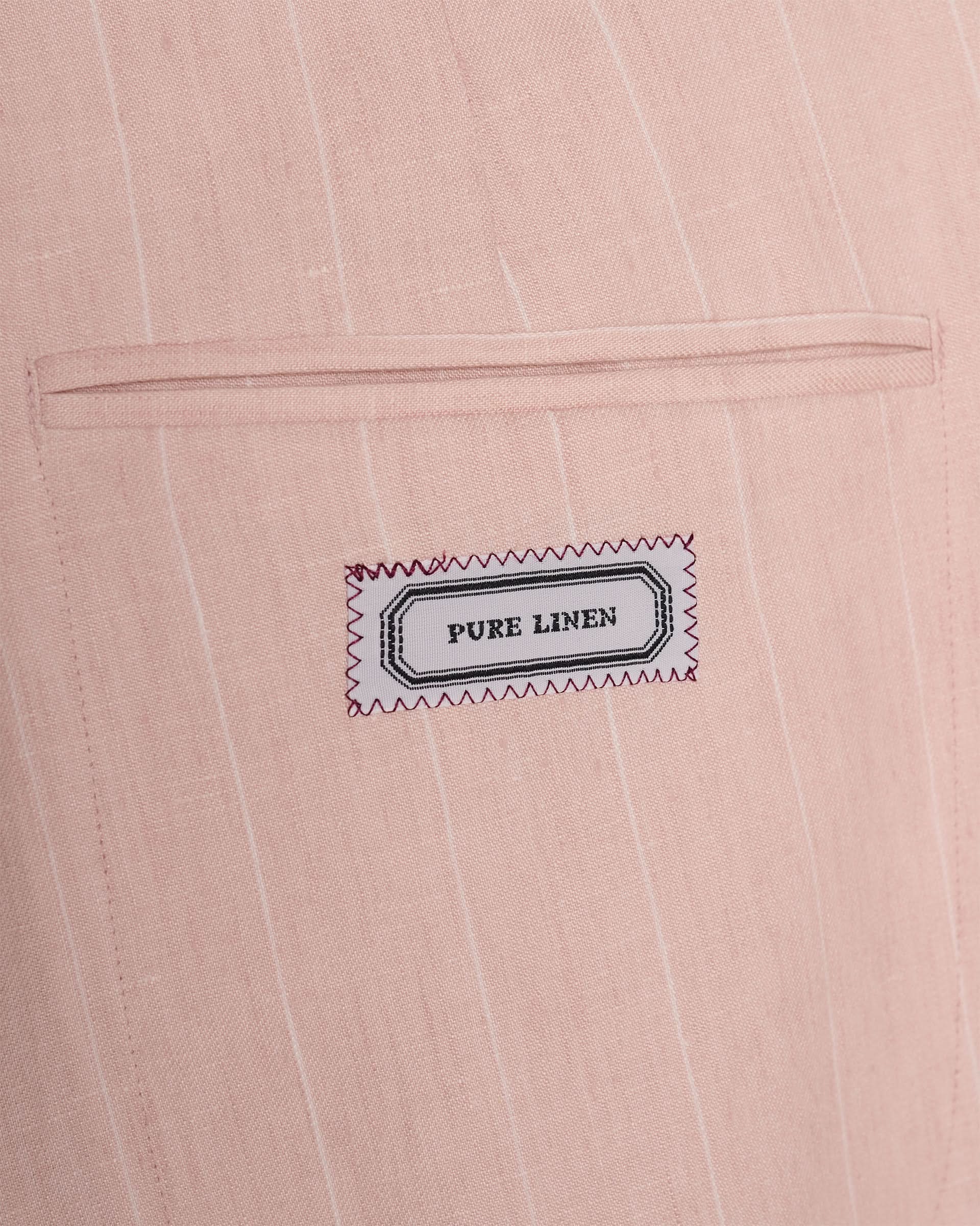 Lyons Linen Pink Stripe Suit