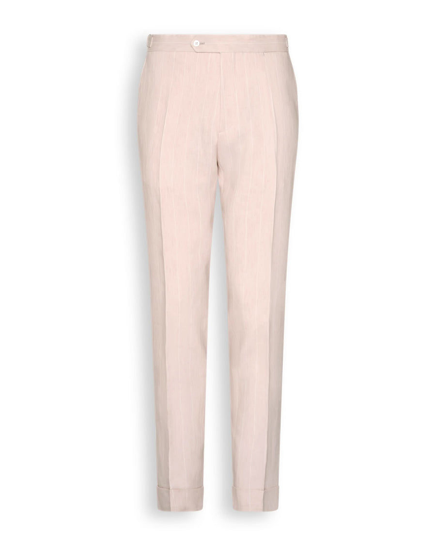 Lyons Linen Pink Stripe Suit