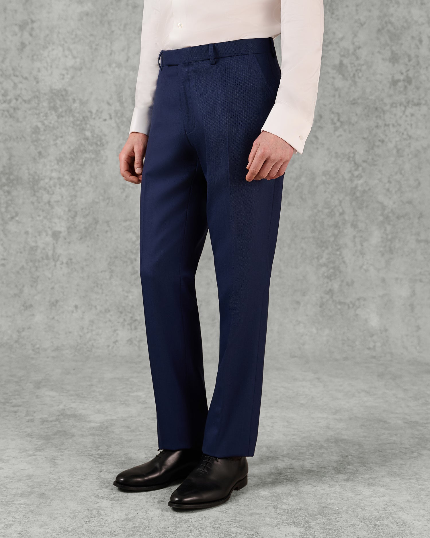 Madden Virgin Wool Birdseye Suit Navy