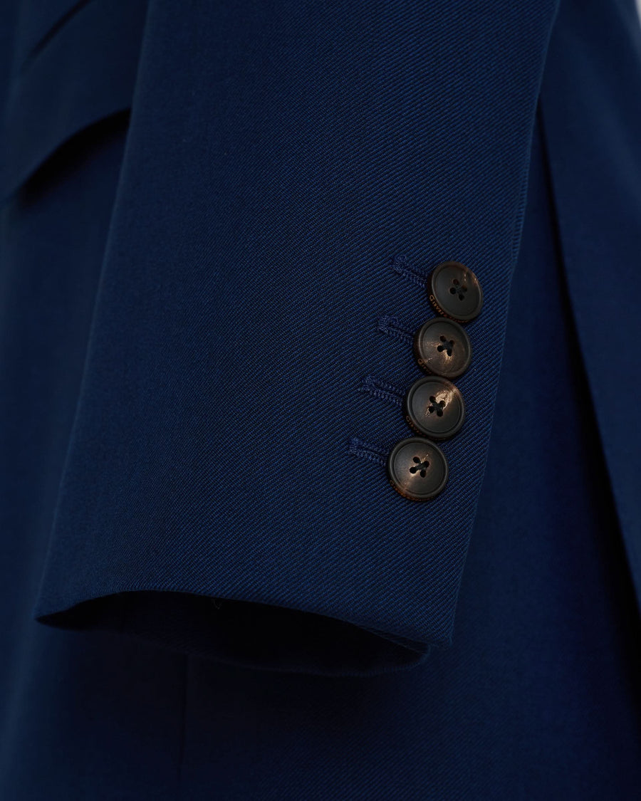 Madden Virgin Wool Birdseye Suit Navy