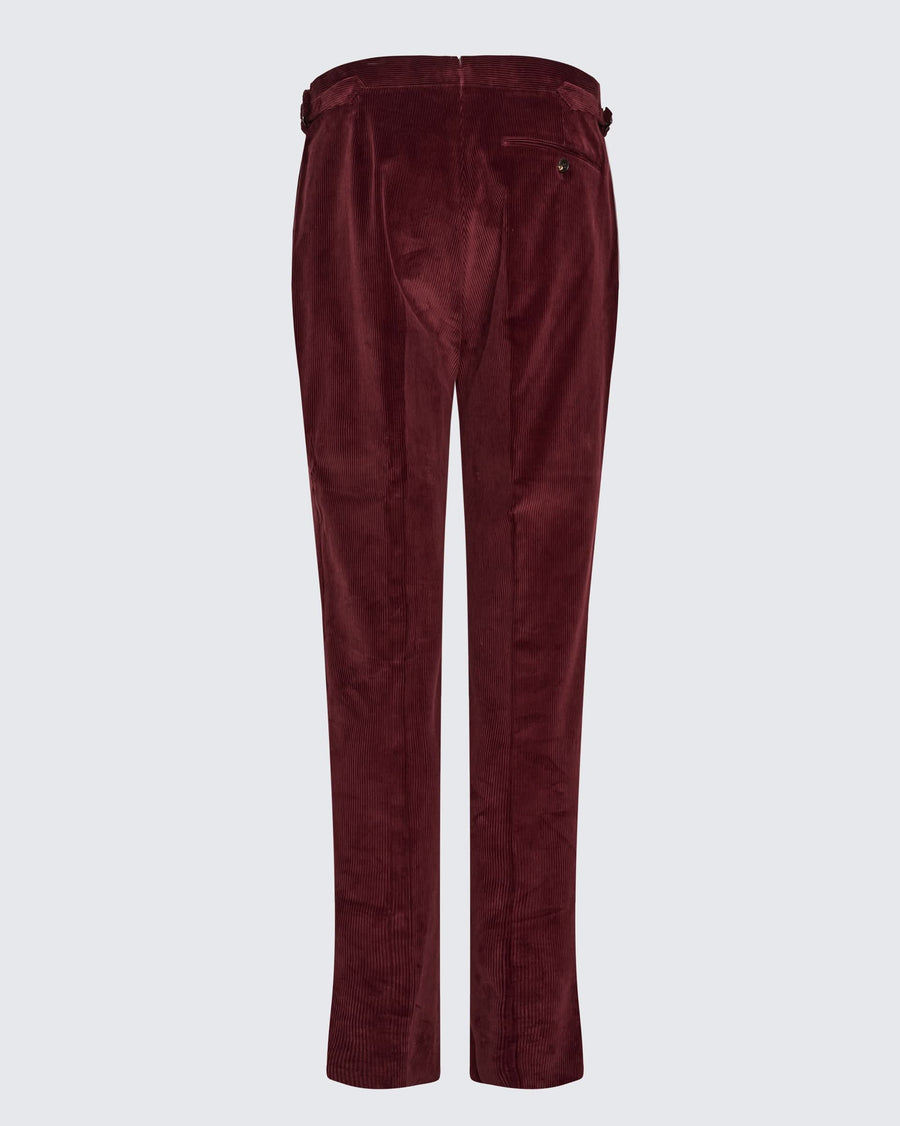 Mahon Corduroy Pleated Cotton Pant