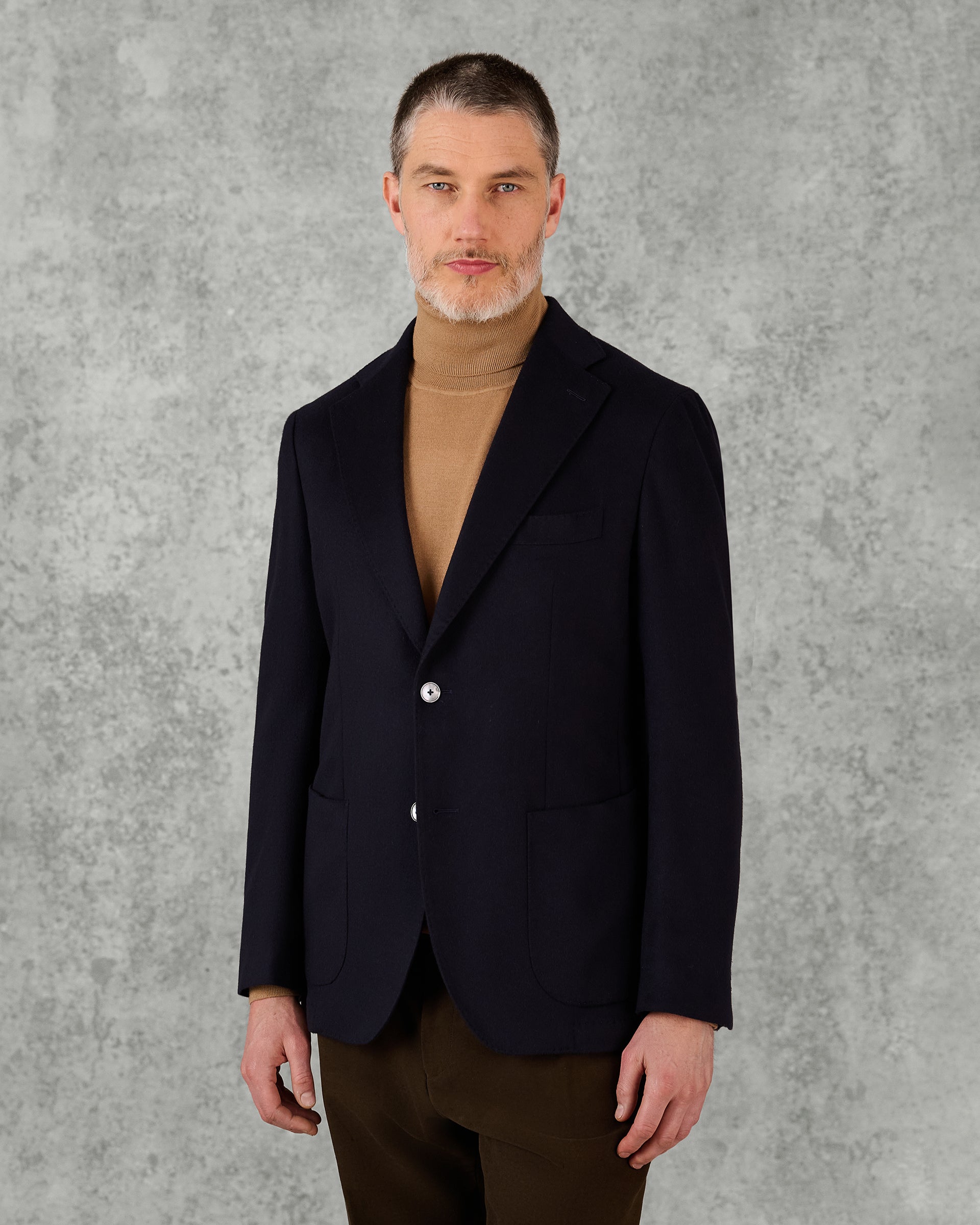 Monro Cashmere Blazer Navy