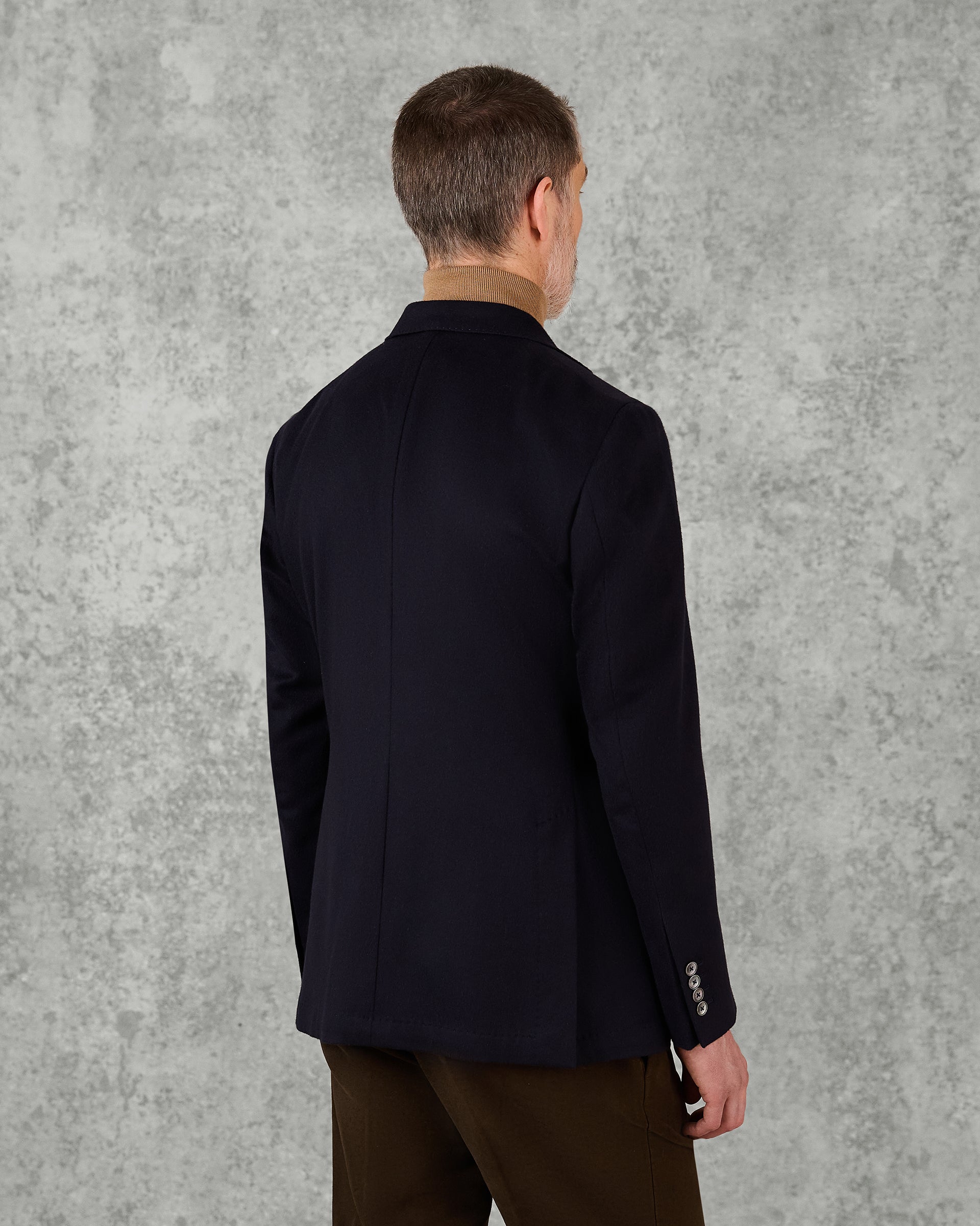 Monro Cashmere Blazer Navy