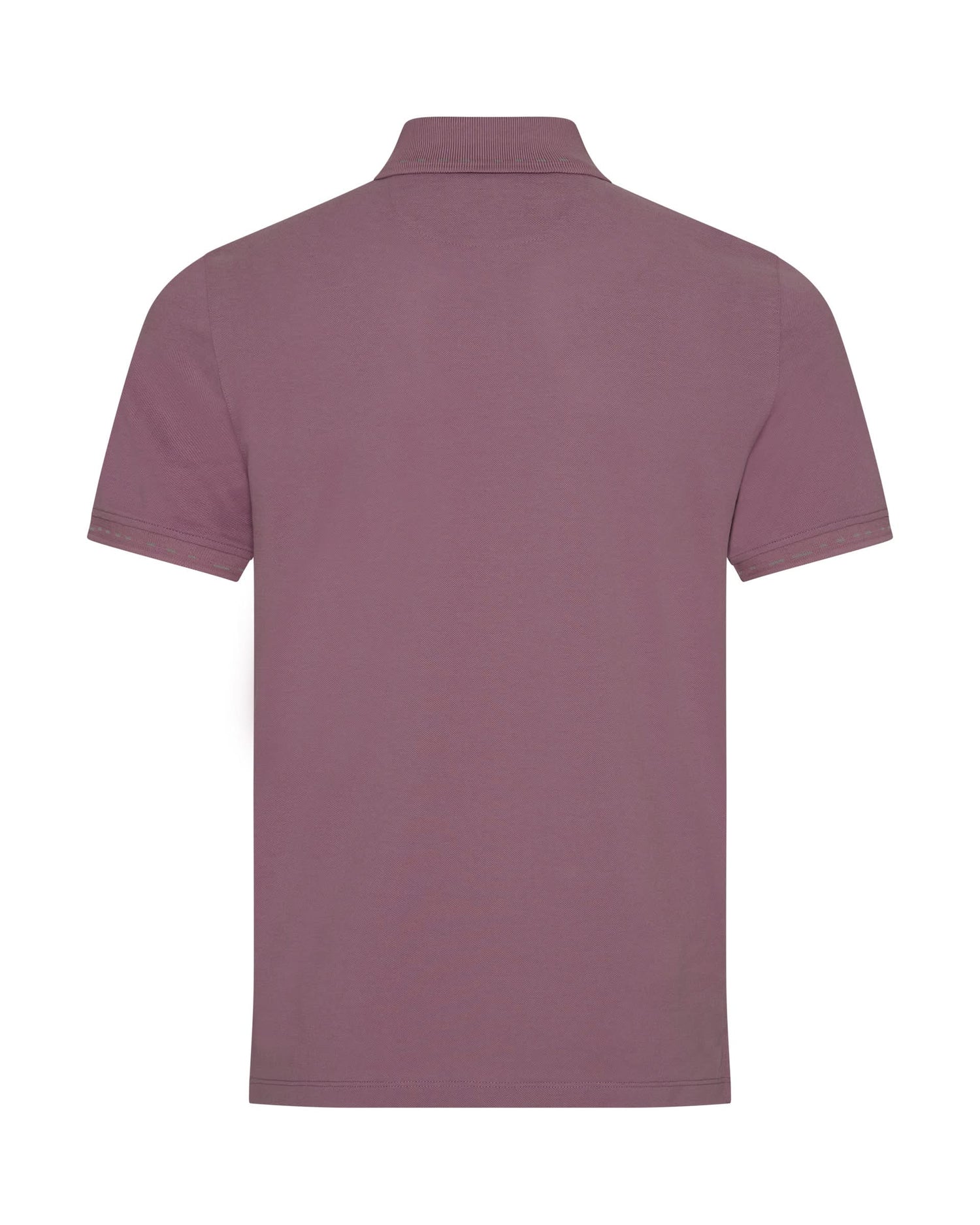 Martin Cotton &amp; Silk Jersey Polo Shirt Mauve