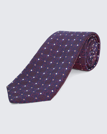 Mayberry Jewel Burgundy Tie