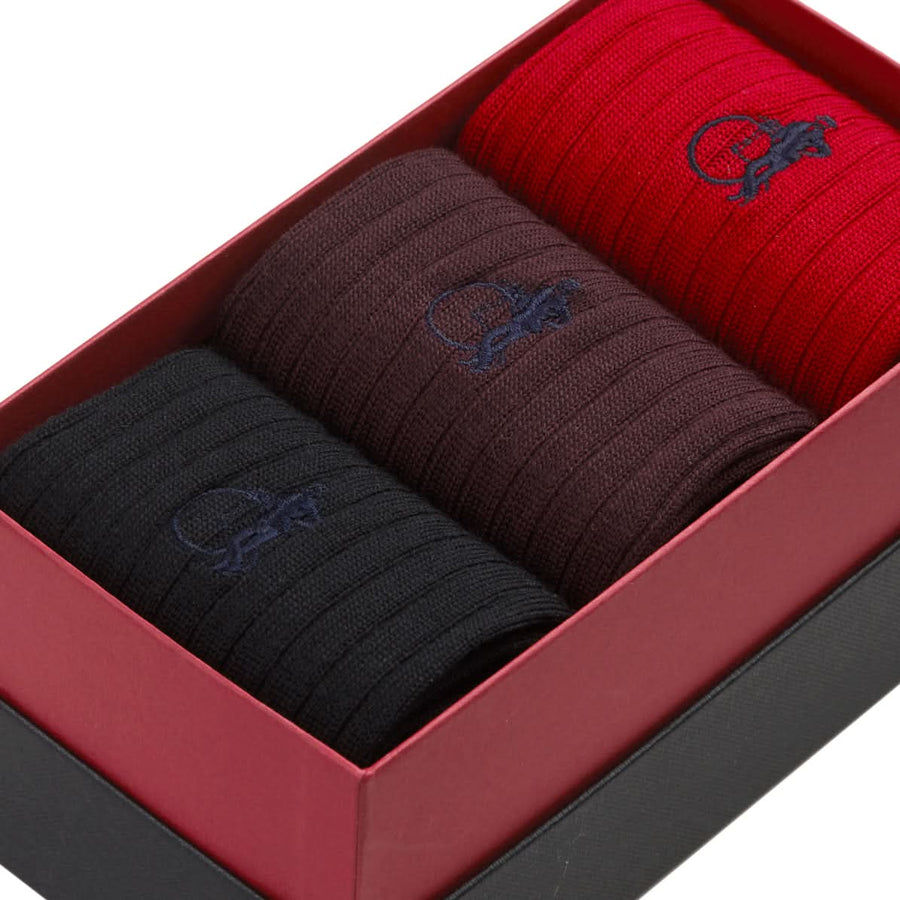 Merino Trio 3 Pair Knitted Socks
