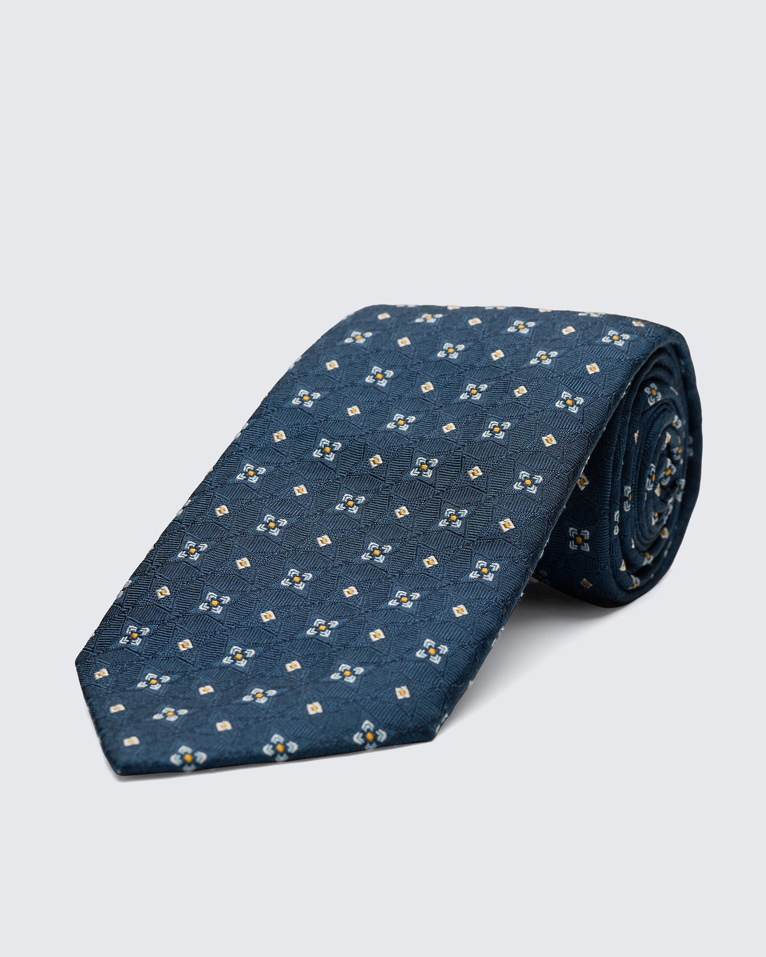 Newberry Diamond Navy Tie