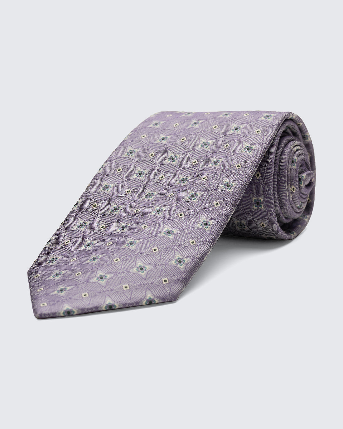 Newberry Diamond Purple Tie