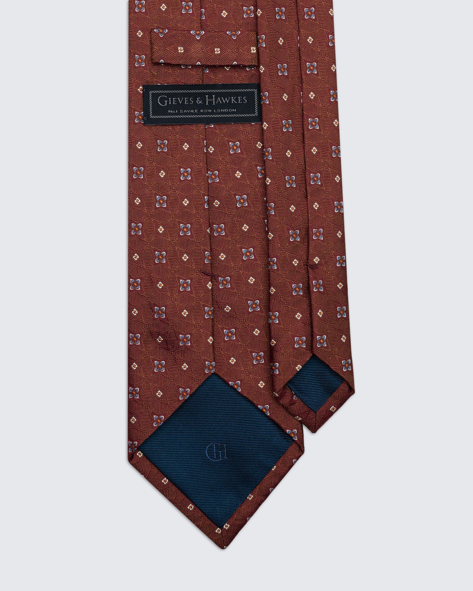 Newberry Diamond Rust Tie