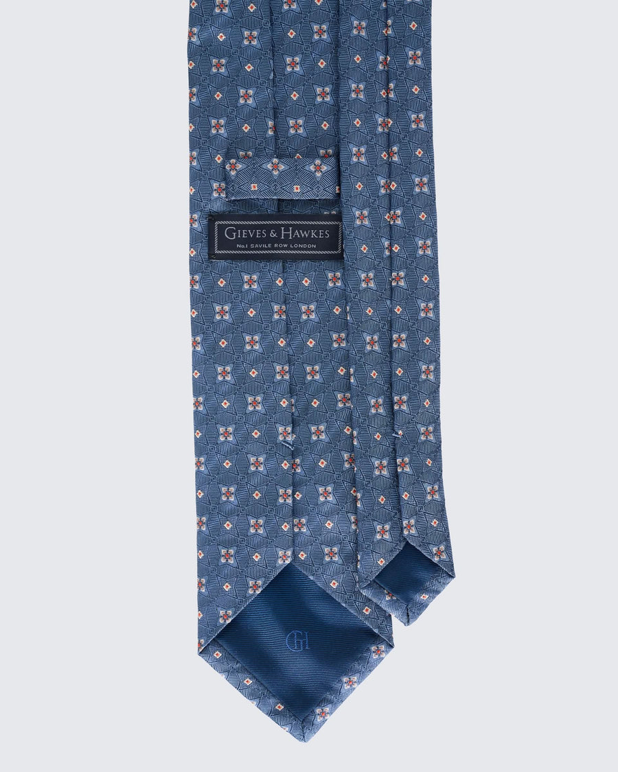 Newberry Diamond Light Blue Tie
