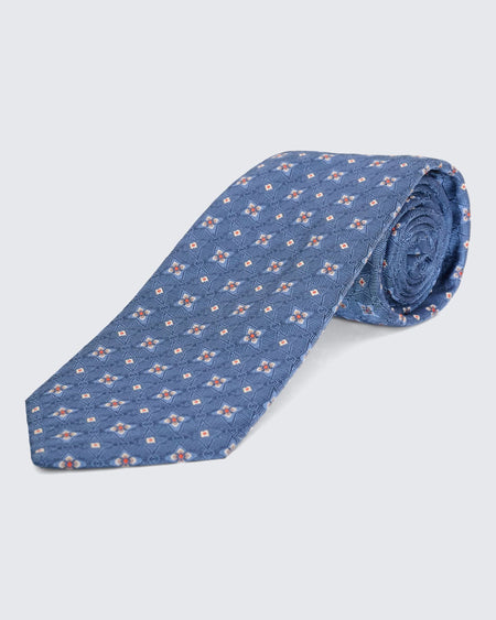 Newberry Diamond Light Blue Tie