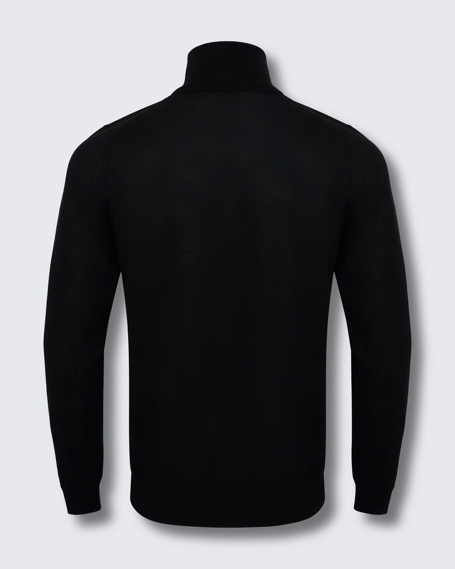 Osborne Merino Wool Silk Cashmere Roll Neck Knit