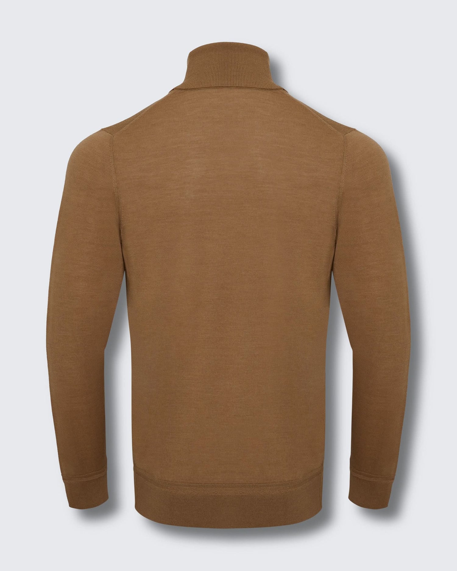 Osborne Merino Wool Silk Cashmere Roll Neck Knit