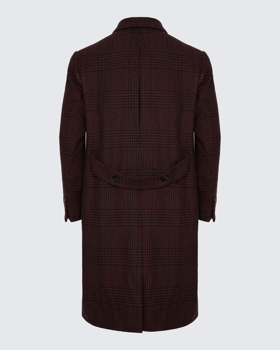 Pherson Check Virgin Wool & Cashmere Coat