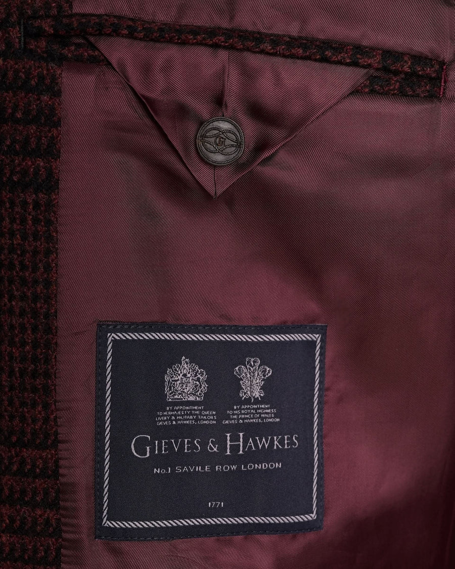 Pherson Check Virgin Wool & Cashmere Coat