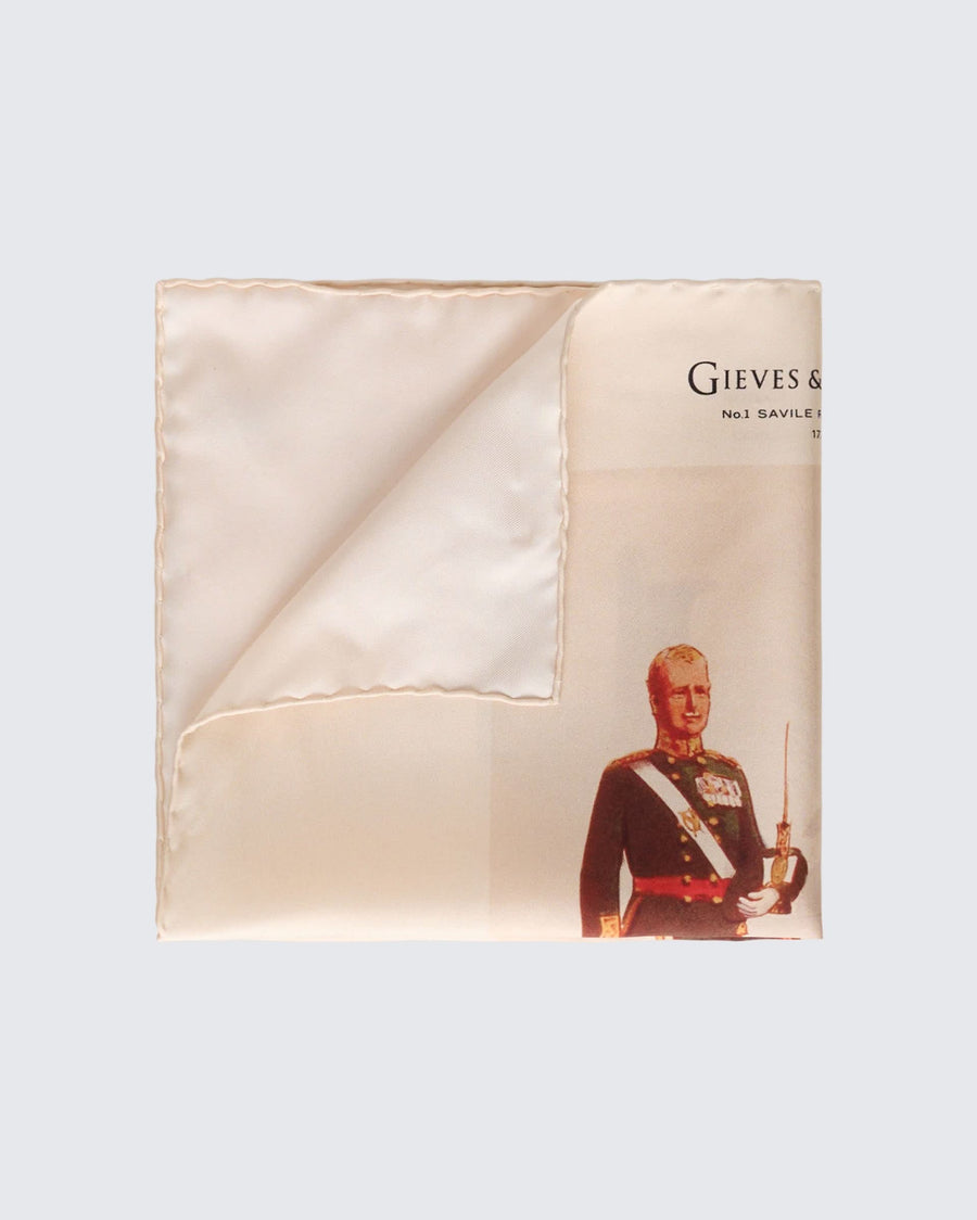 Langley Scottish Kings Guard Pocket Square