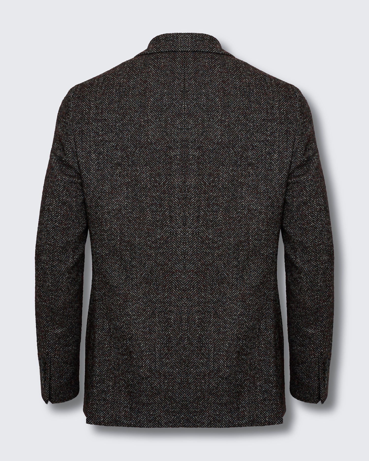 Poynter Wool Alpaca Herringbone Blazer Burgundy