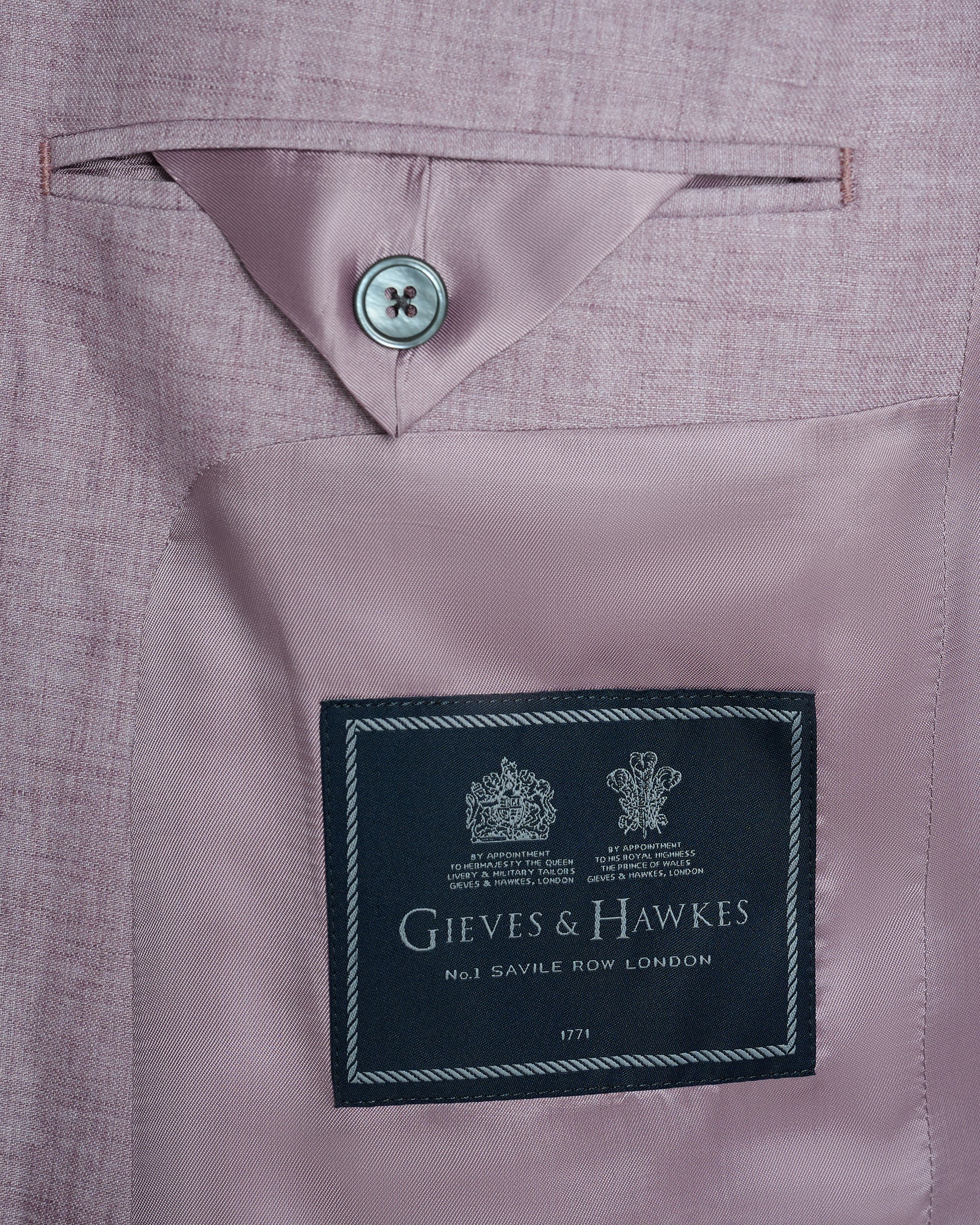 Palmer Linen Suit Mauve