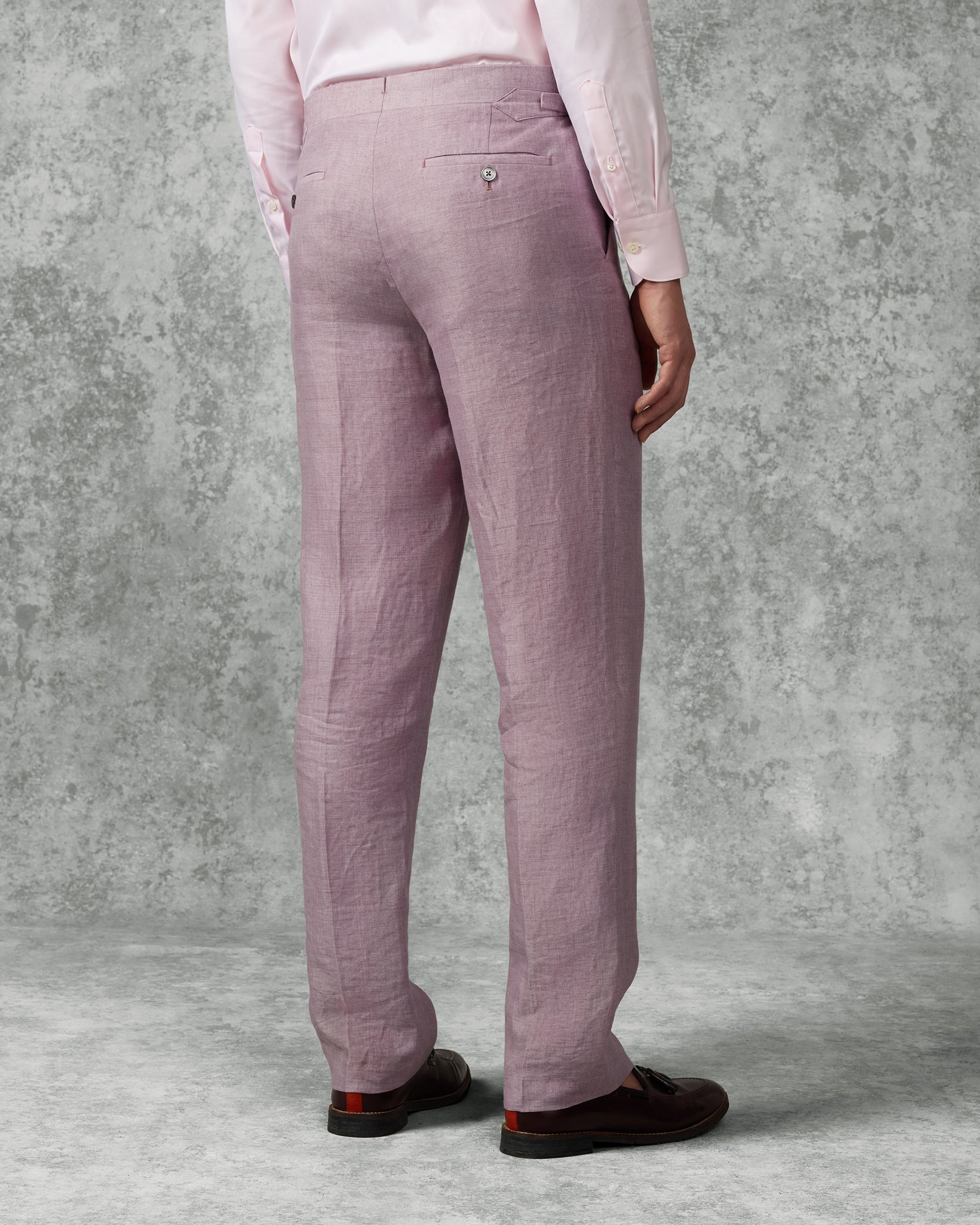 Palmer Linen Suit Mauve