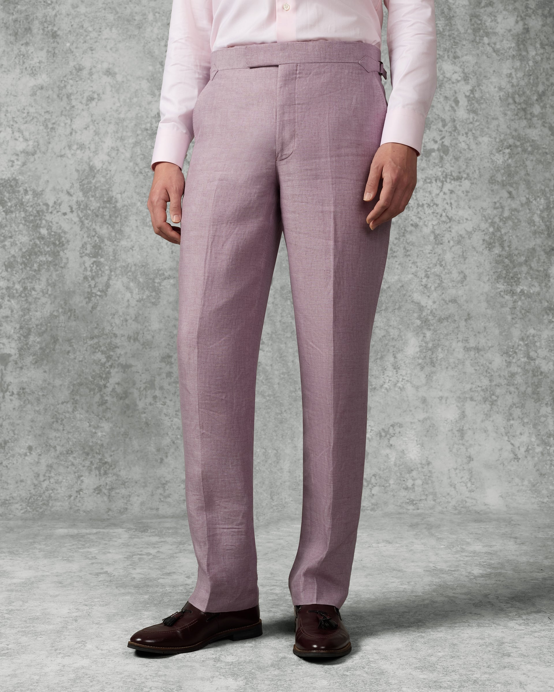 Palmer Linen Suit Mauve