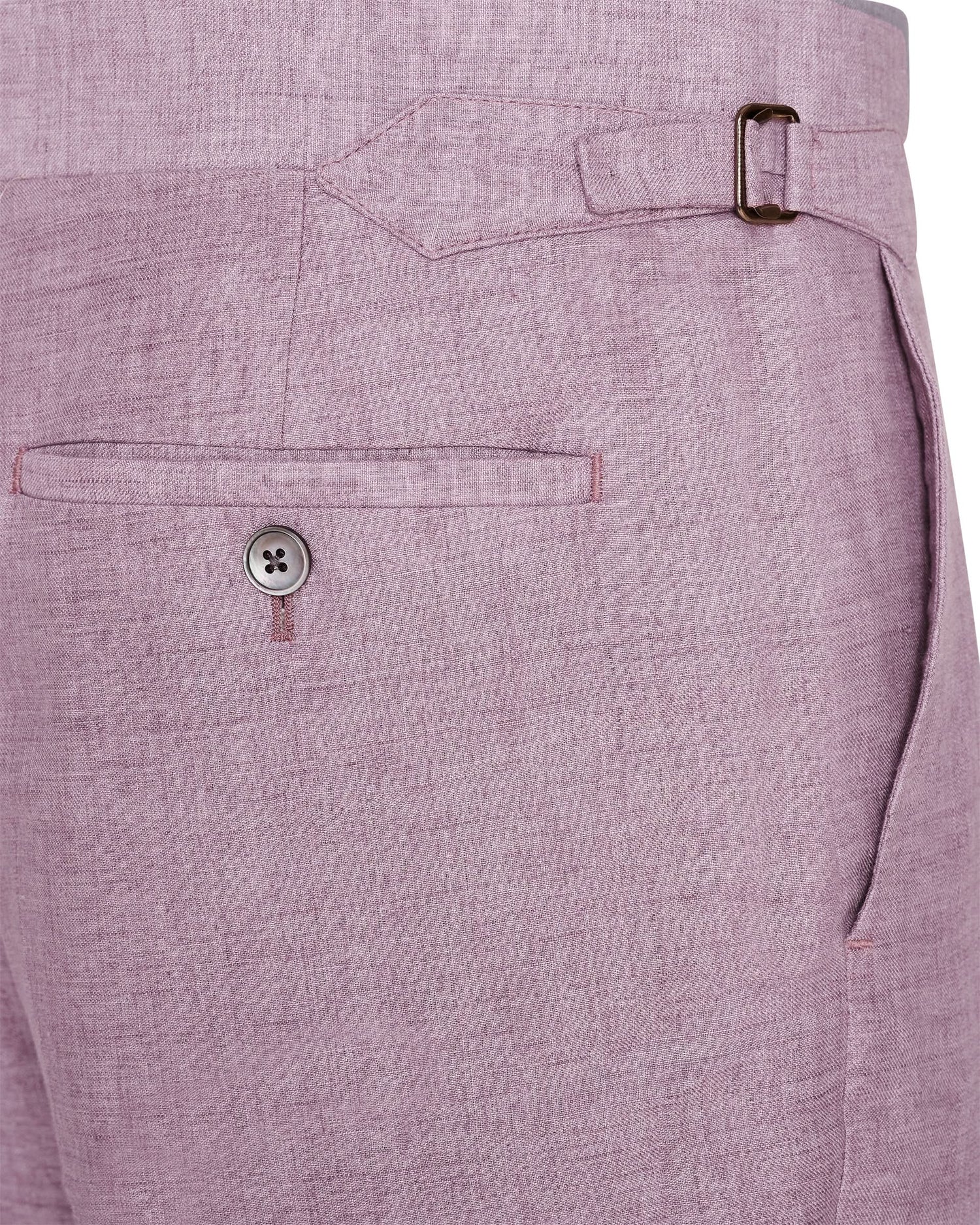 Palmer Linen Suit Trousers Mauve