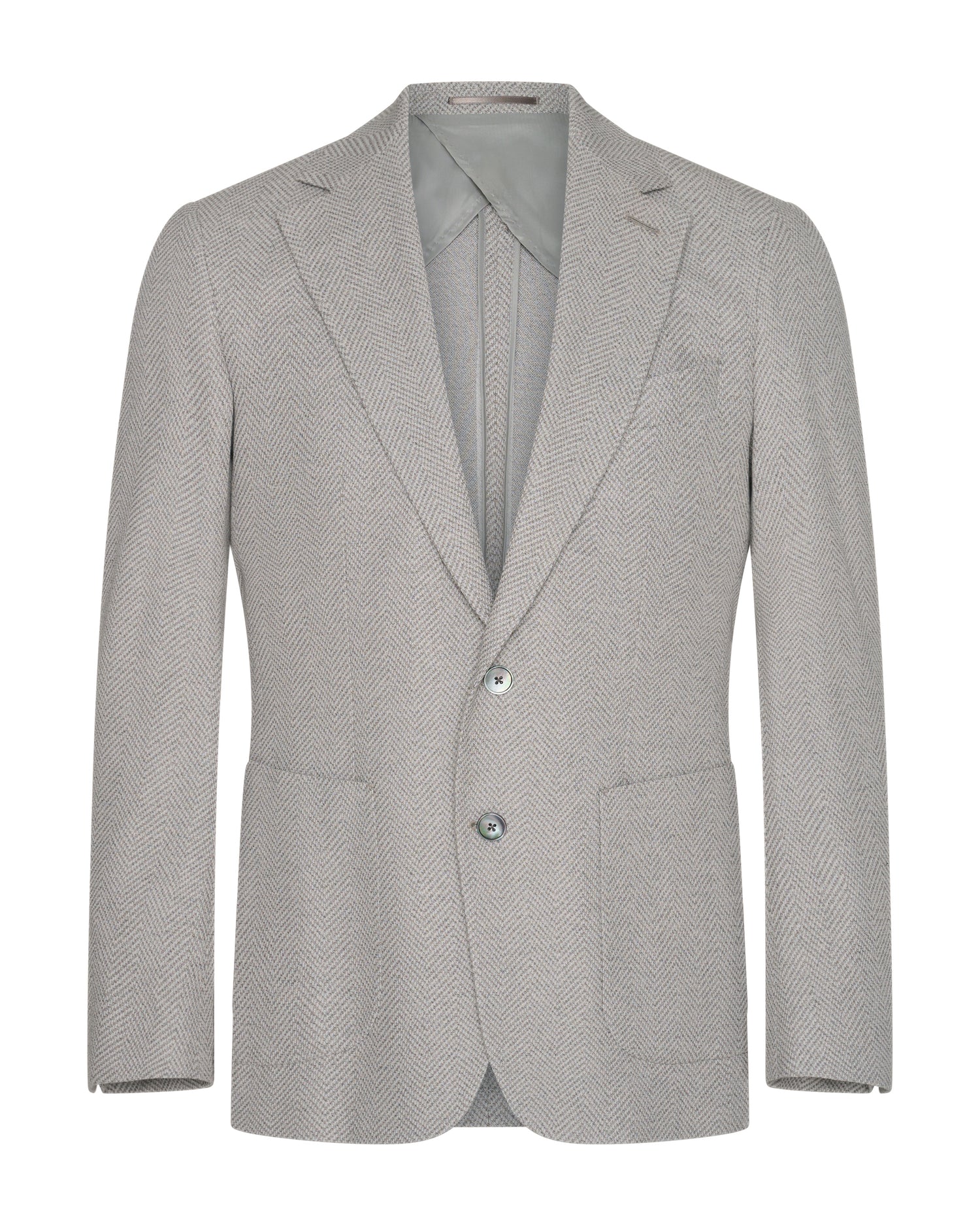 Pasco Jersey Herringbone Blazer Oatmeal