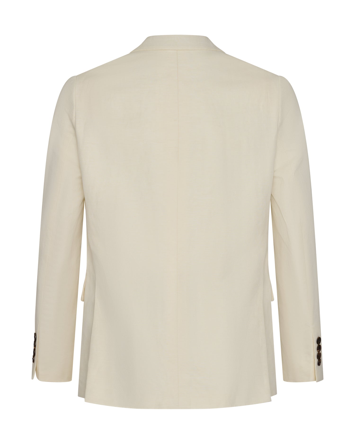 Pearce Cotton Linen Herringbone Suit Jacket White