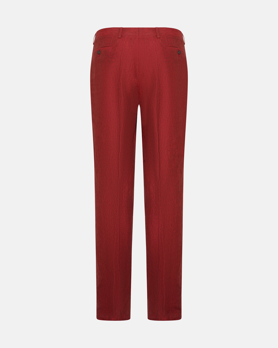 Richard Linen Suit Red