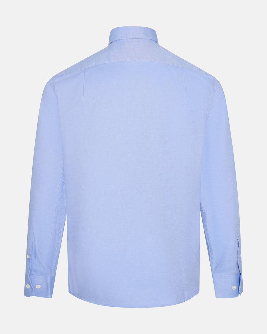 Matthew Cotton Button Down Shirt Light Blue