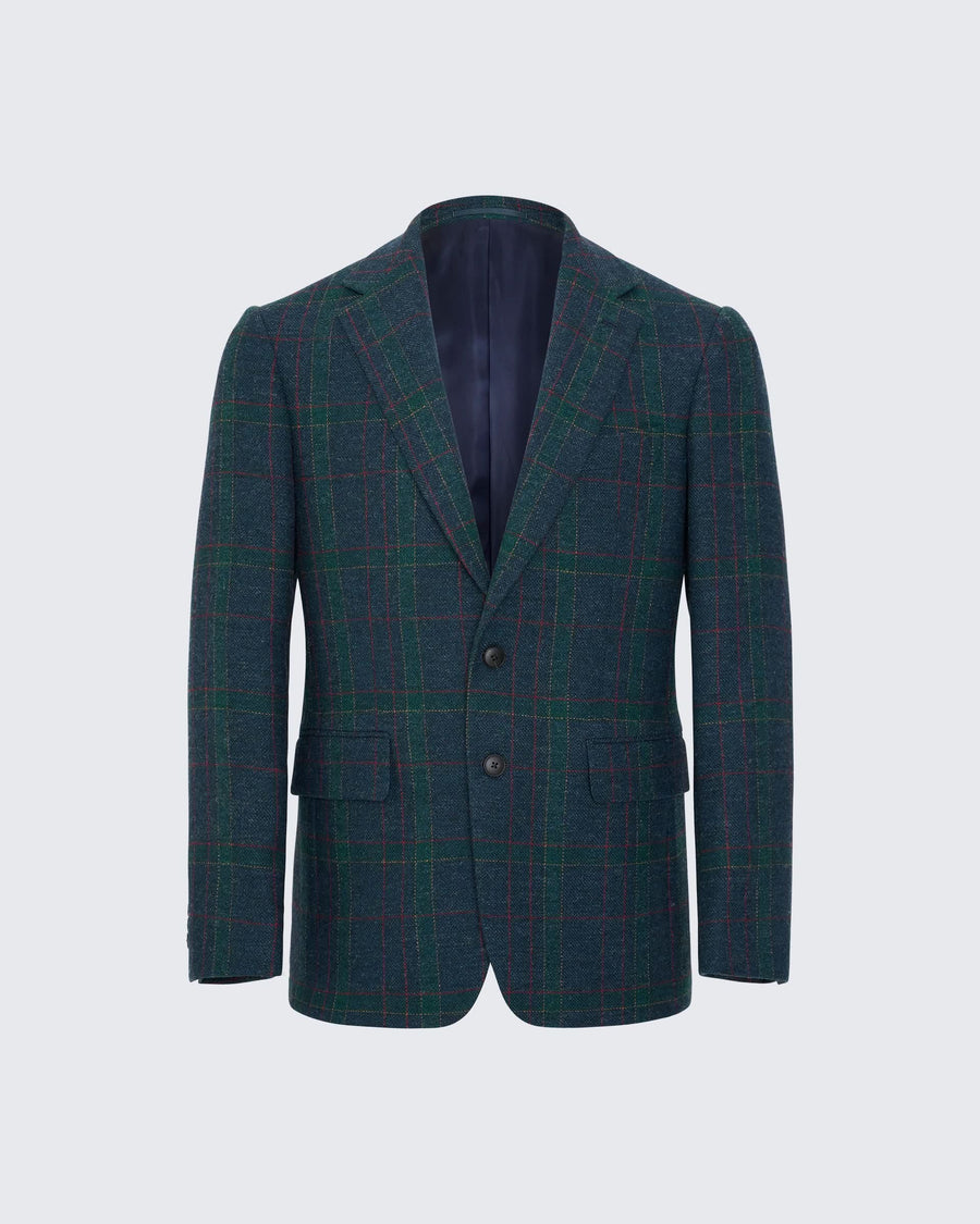 Row House Check Wool Blazer
