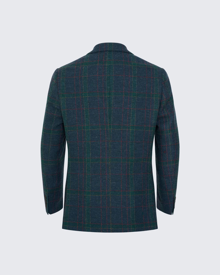 Row House Check Wool Blazer