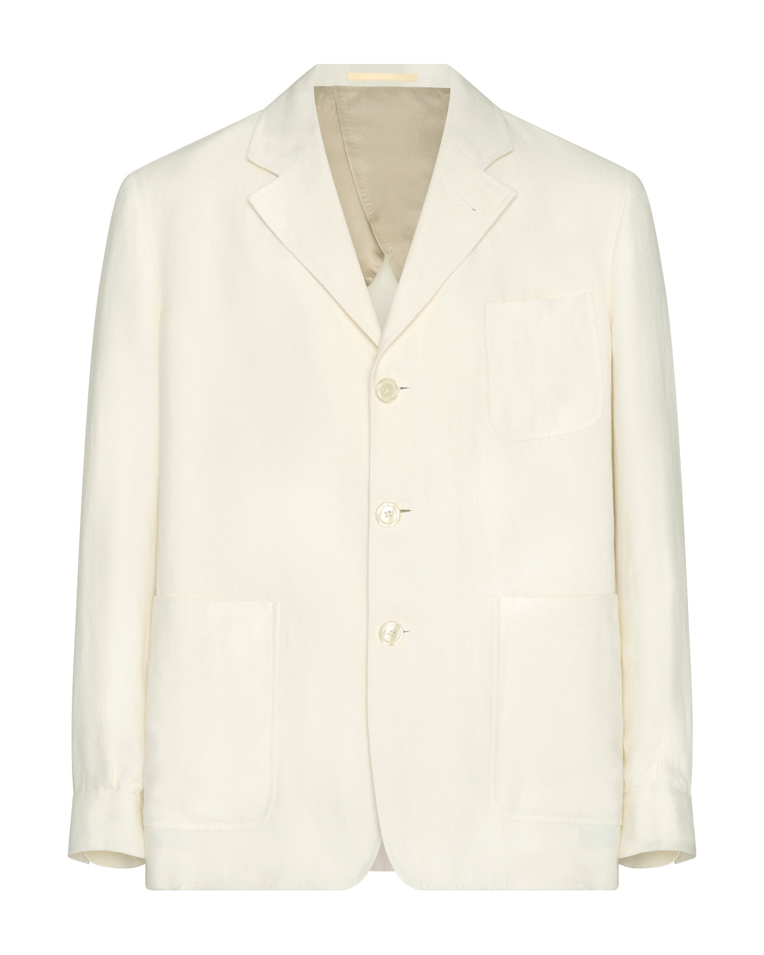 Randall Linen Shacket Ecru