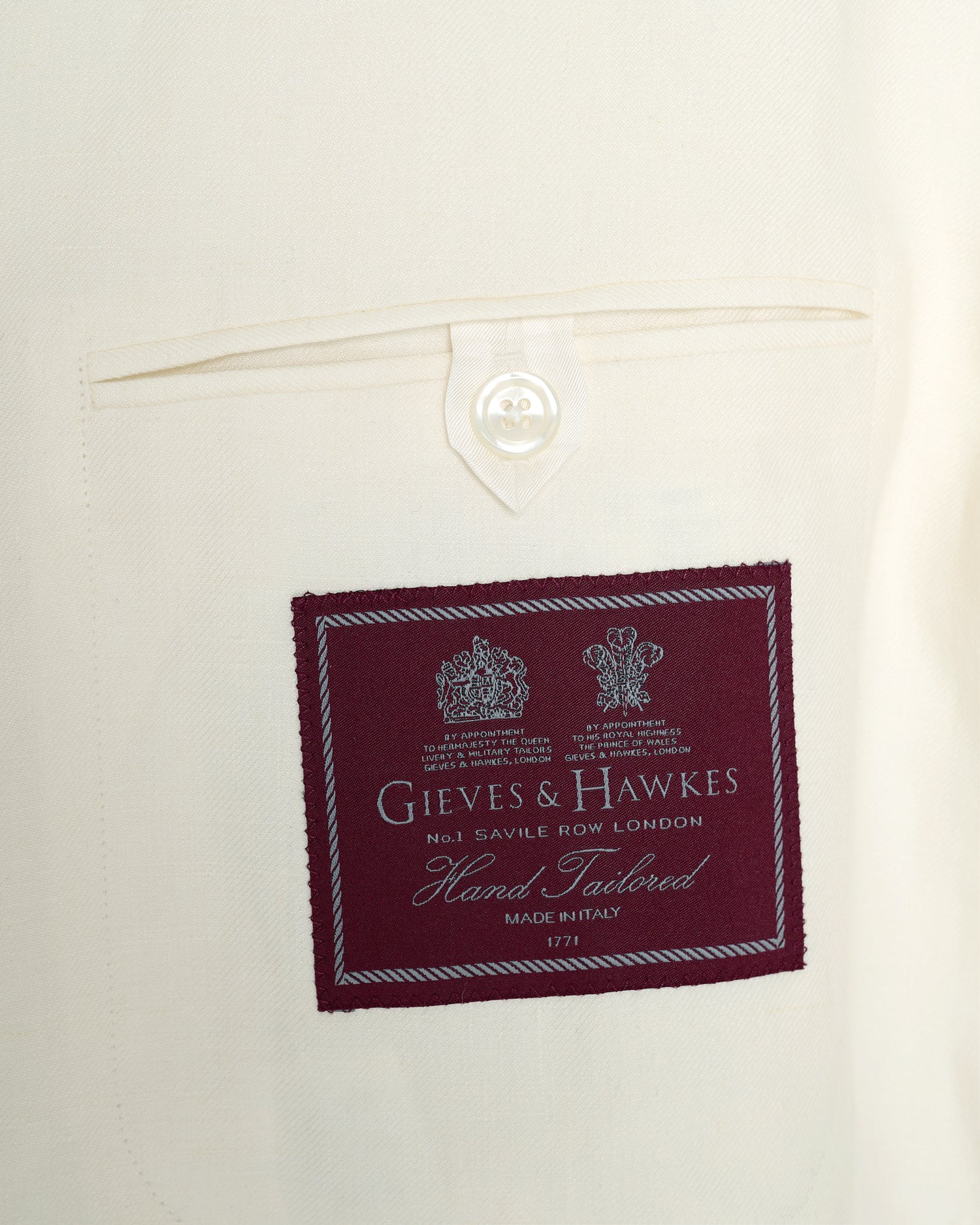 Randall Linen Shacket Ecru