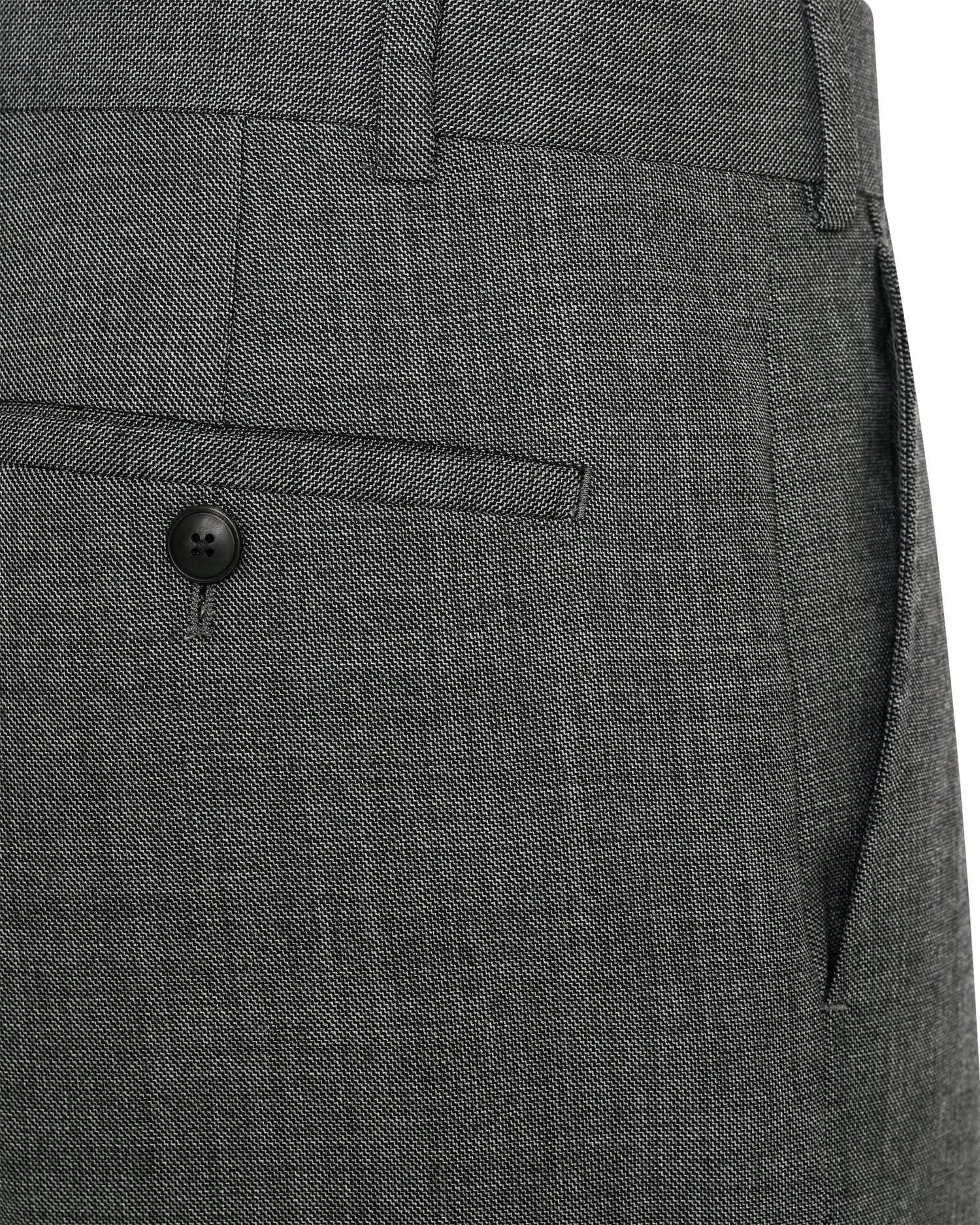 Roberts Wool Suit Trouser Charcoal Marl