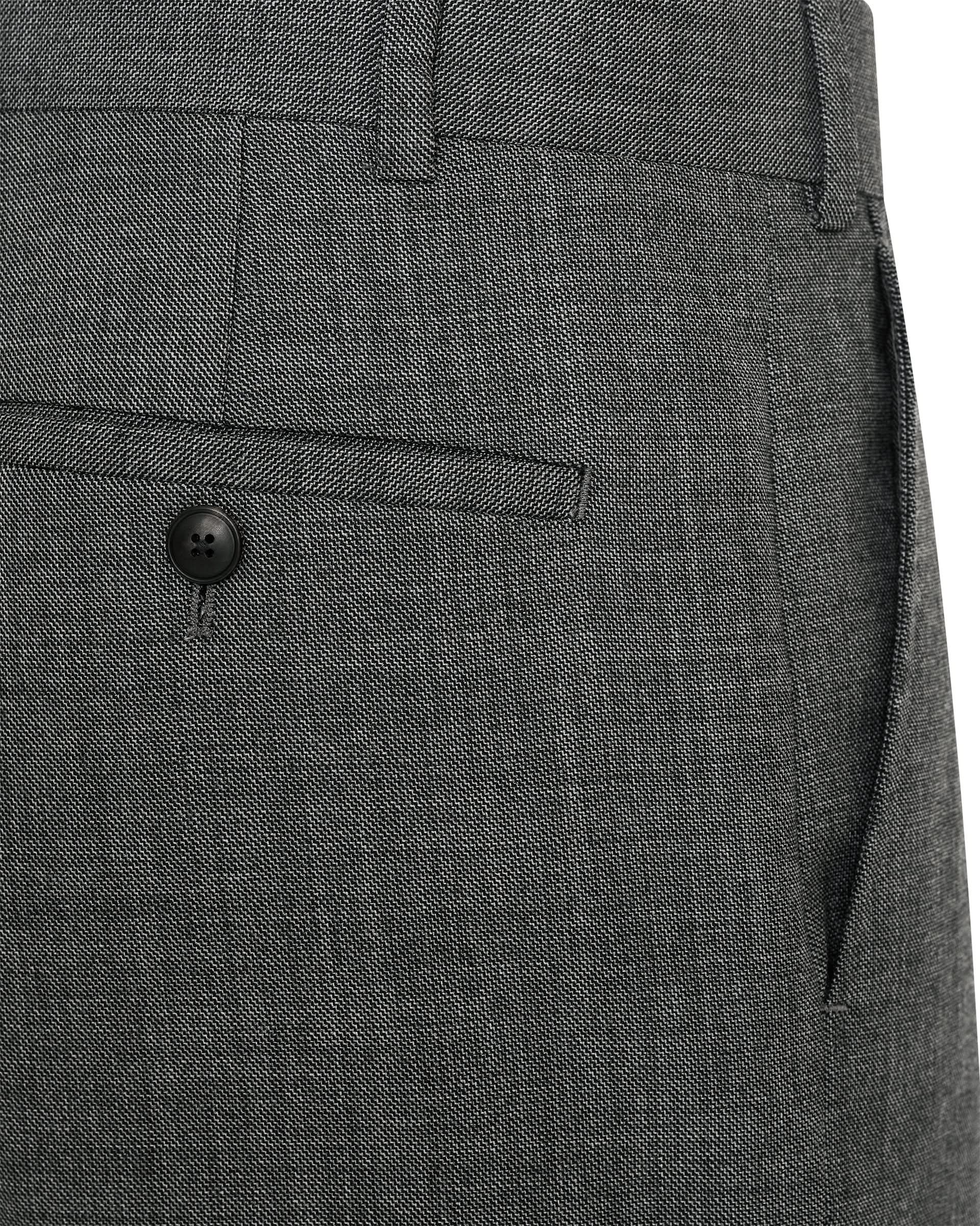 Roberts Wool Suit Trouser Charcoal Marl