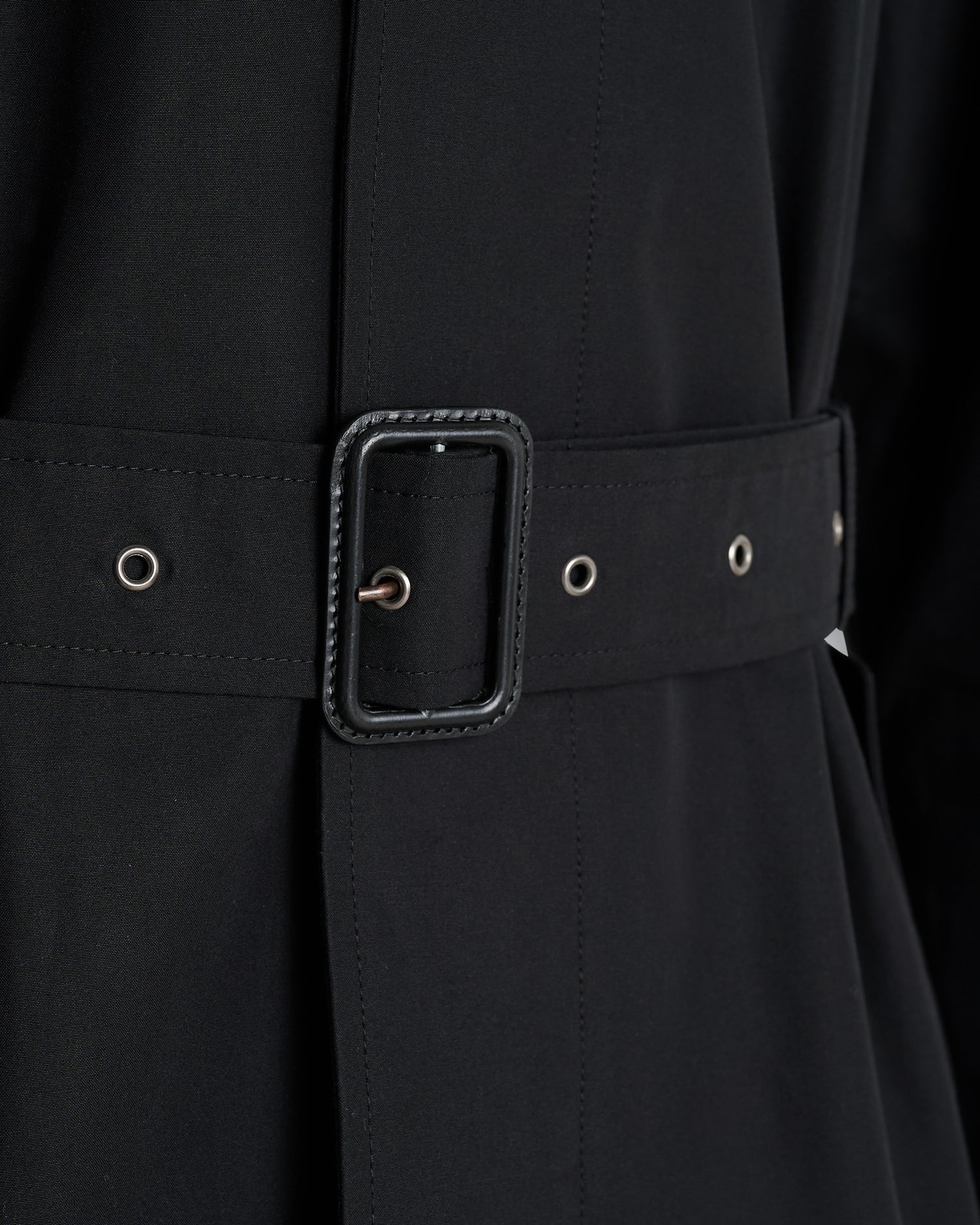 Sargent Cotton Belted Mac Black