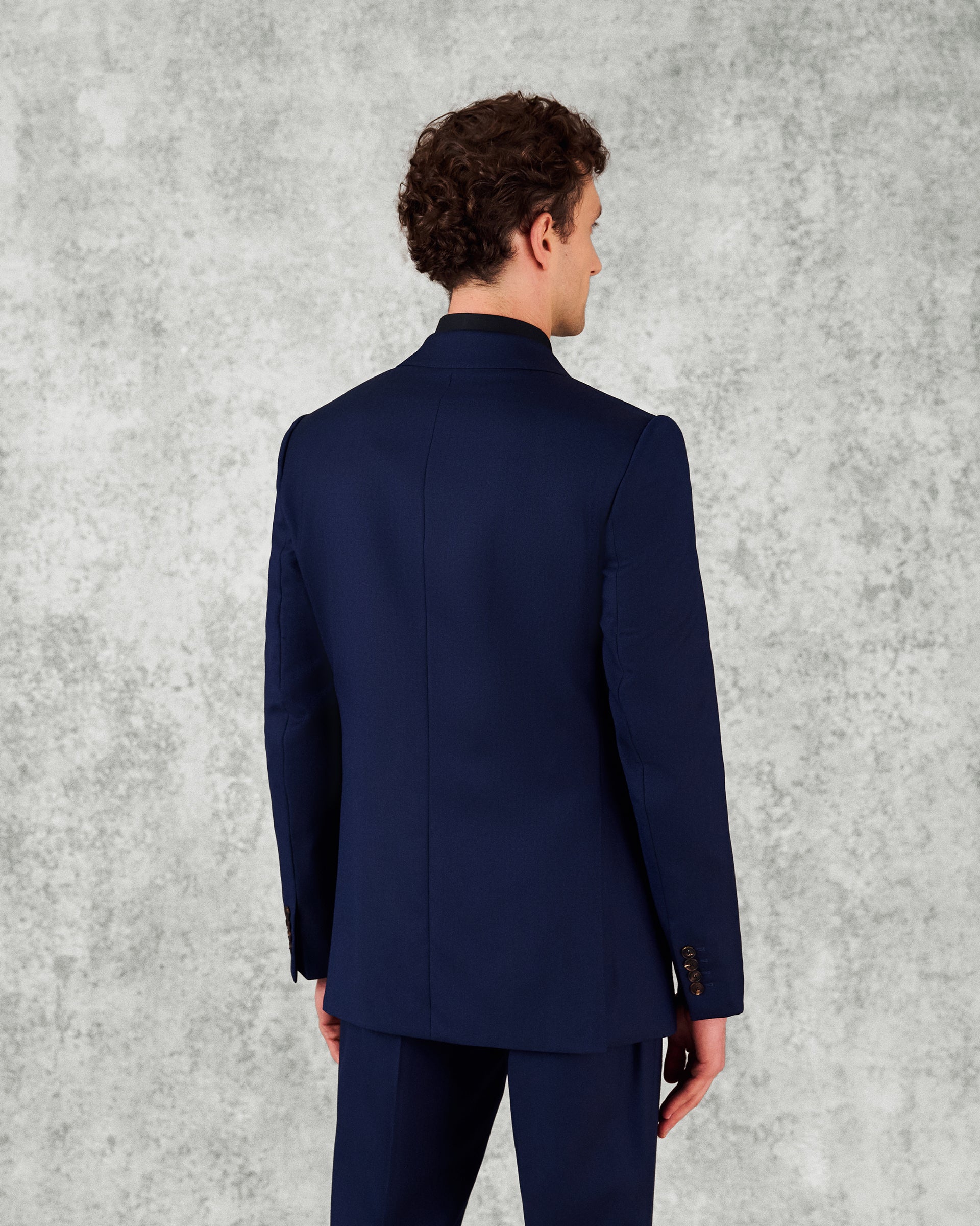 Seymour Virgin Wool Suit Jacket Blue