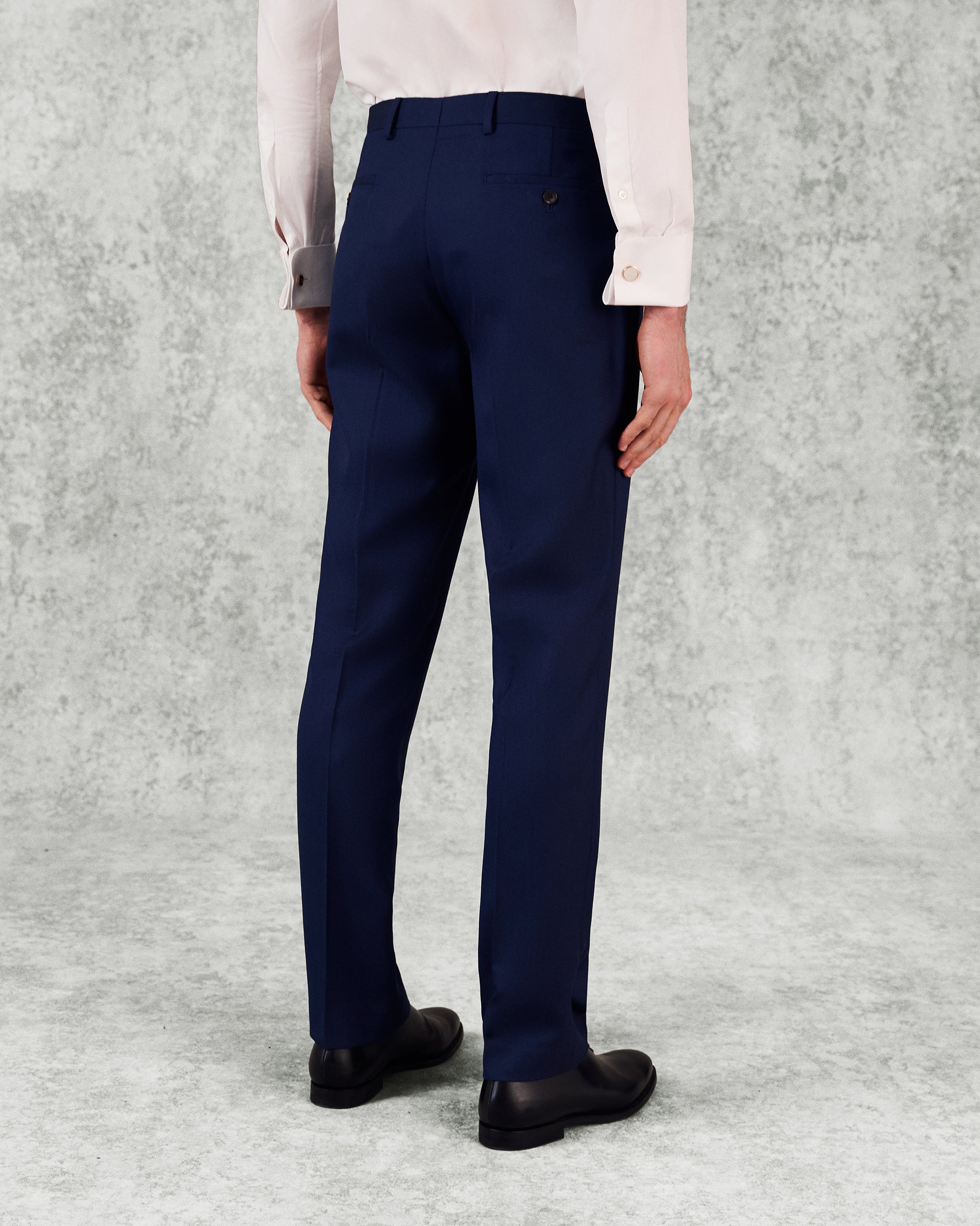 Seymour Virgin Wool Twill Suit Navy