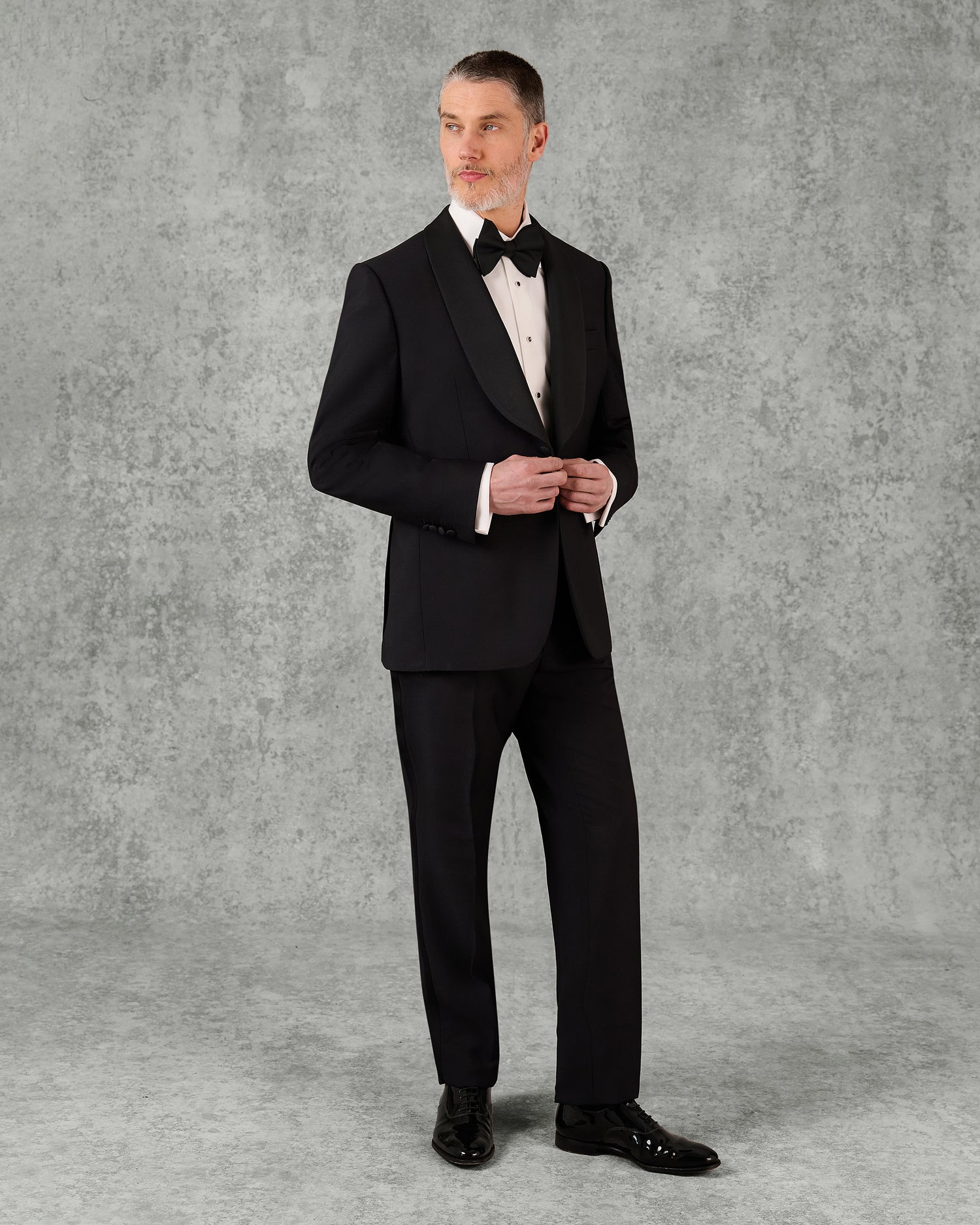 Shelford Wool Mohair Barathea Shawl Lapel Dinner Suit