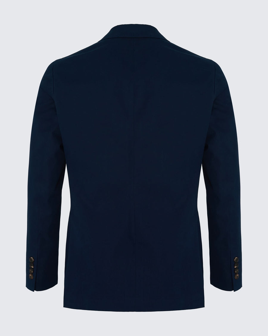 Stanley Cotton Cashmere Suit Jacket Navy