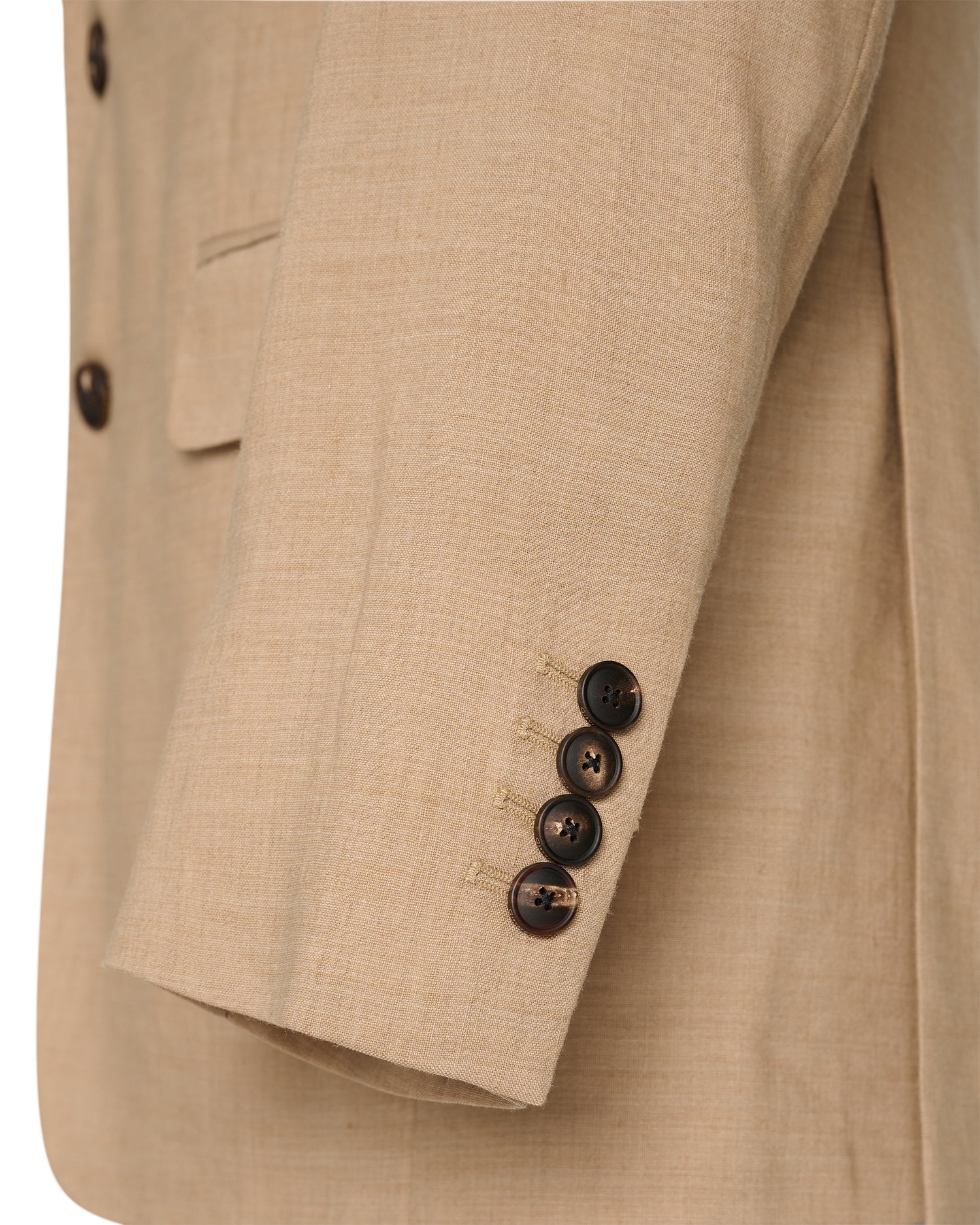 Speke Linen Virgin Wool Elastane Suit Tan