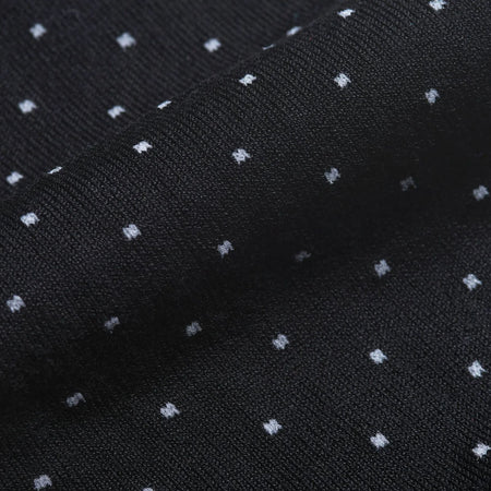 Spot Style Knitted Socks Black