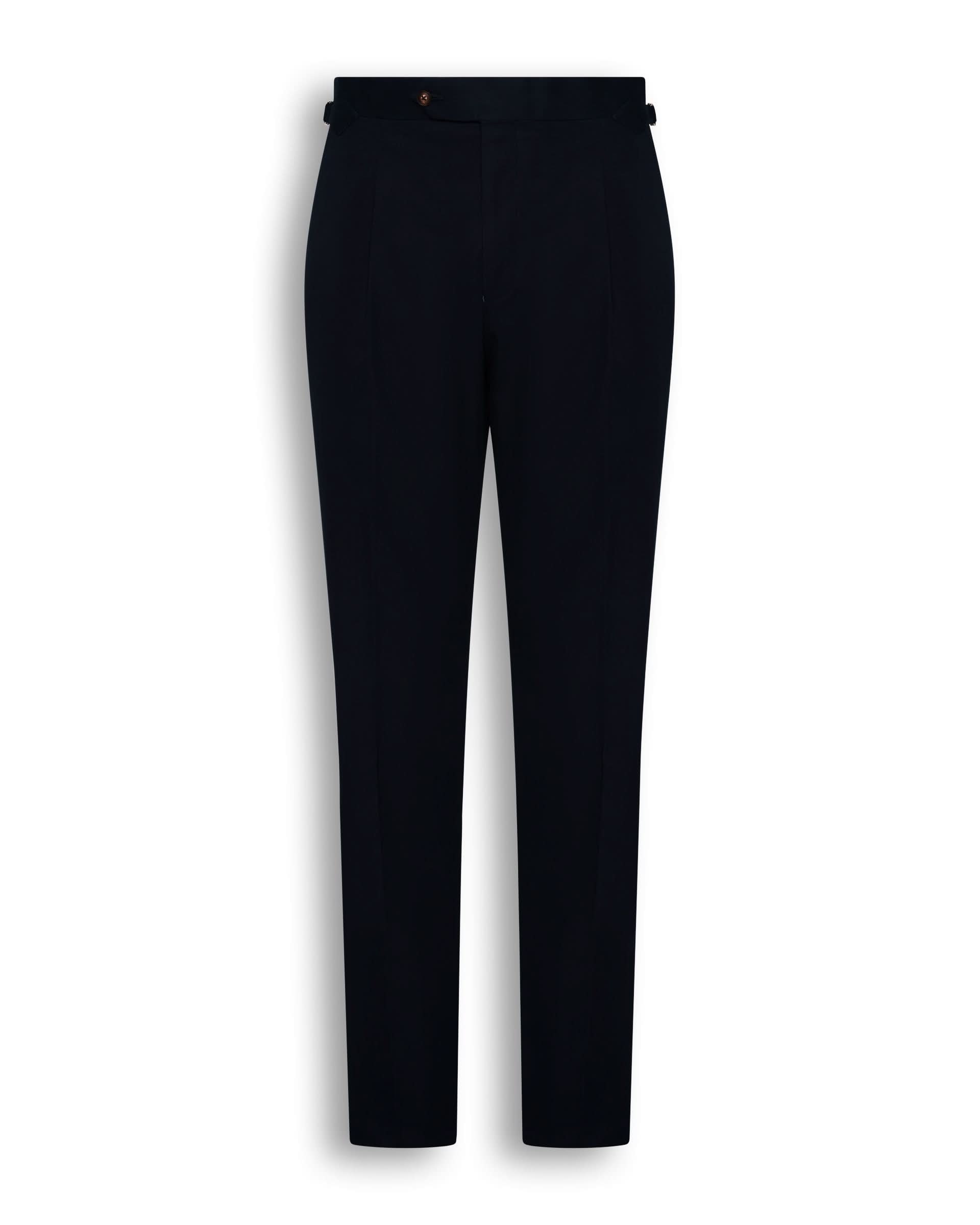 Stanley Cotton Cashmere Suit Trouser Navy