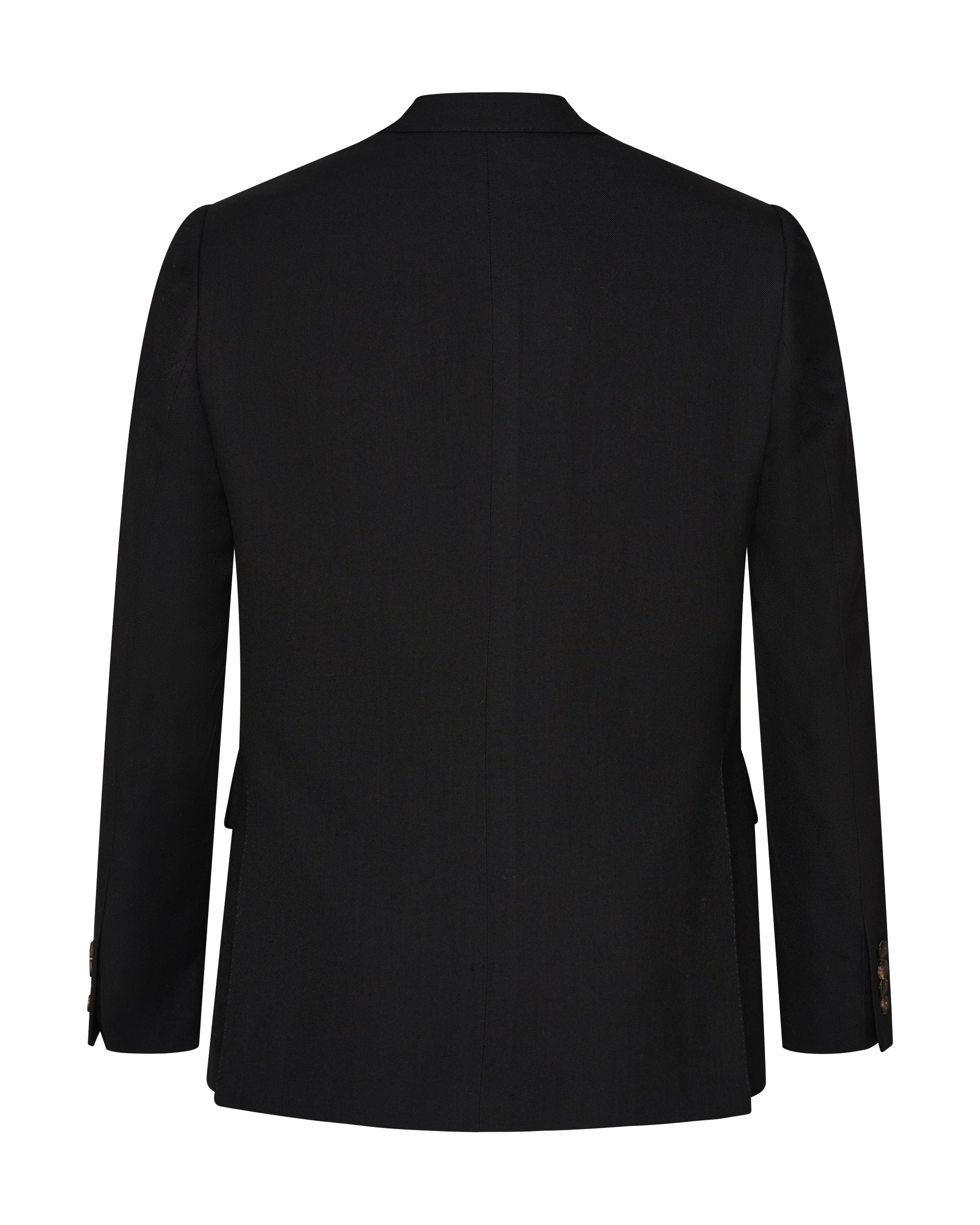 Stark Virgin Wool Twill Suit Jacket Black