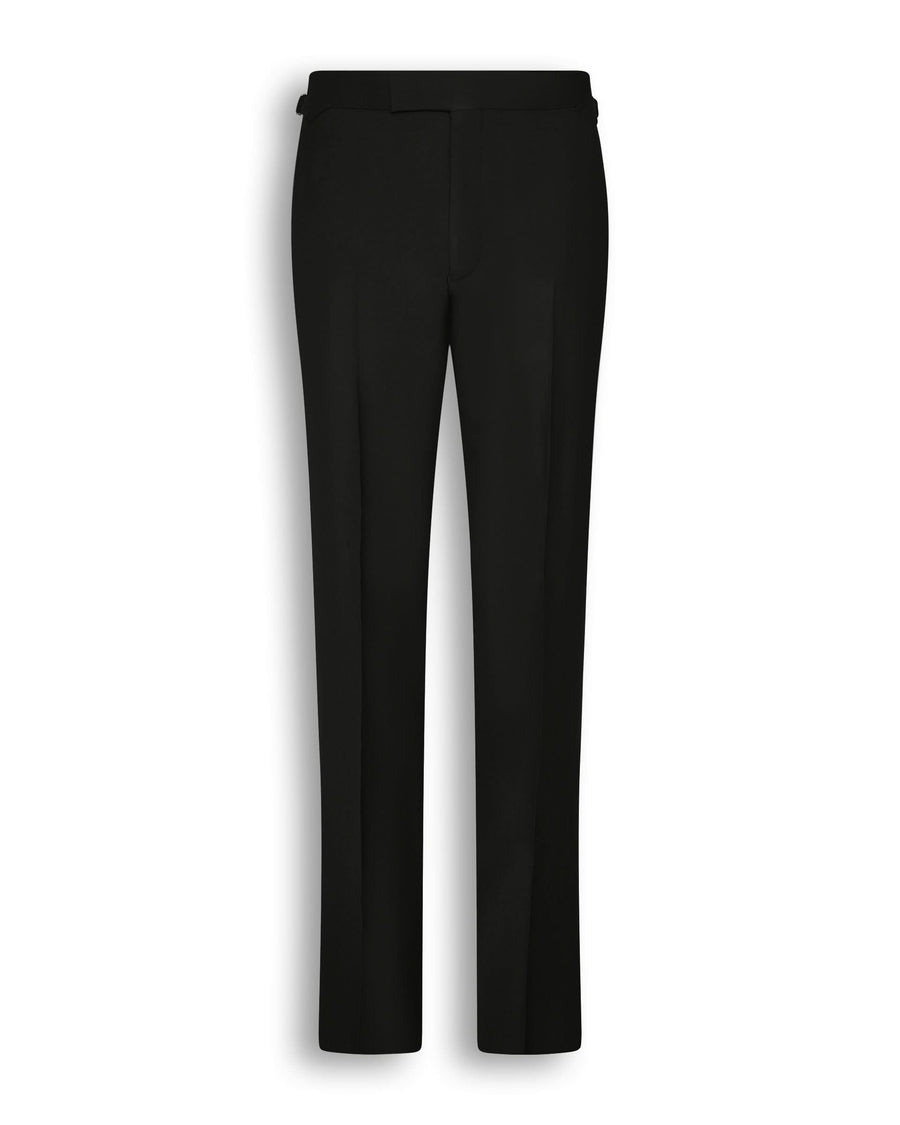 Stark Virgin Virgin Wool Twill Suit Pant Black