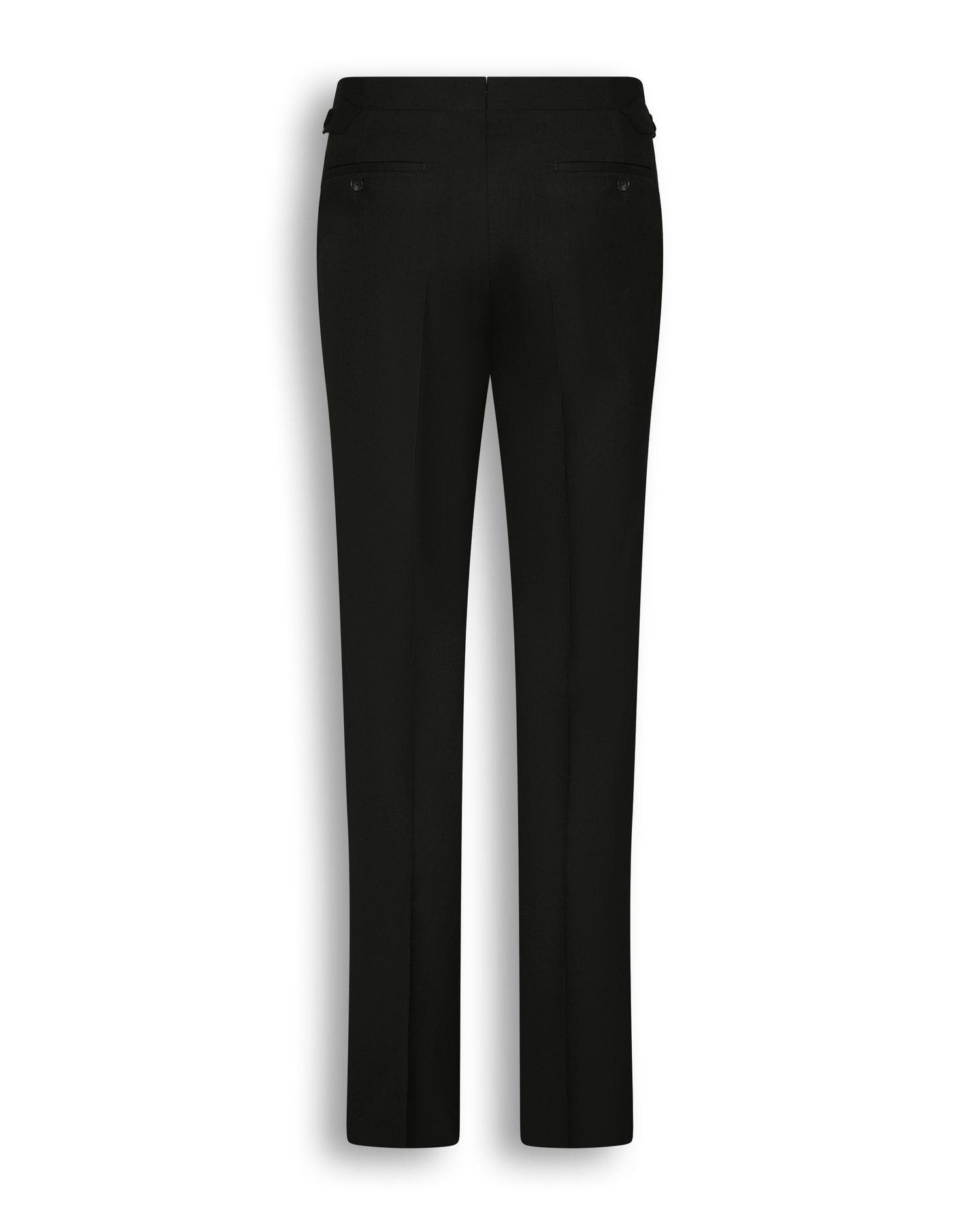 Stark Virgin Virgin Wool Twill Suit Trouser Black