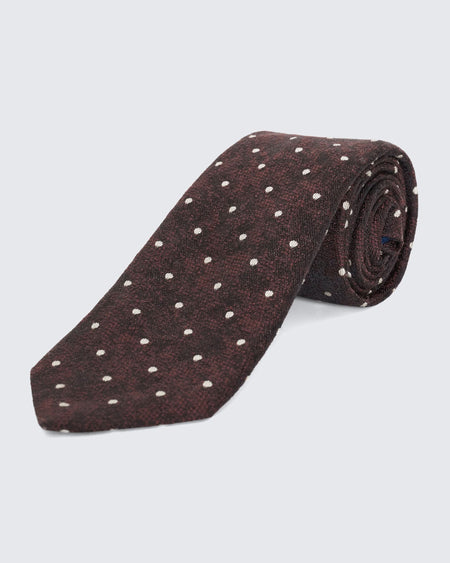 Kingsberry Brown Spot Tie
