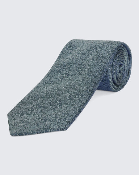 Goldsberry Paisley Dark Green  Tie
