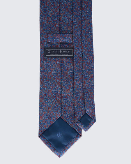 Goldsberry Paisley Blue Tie