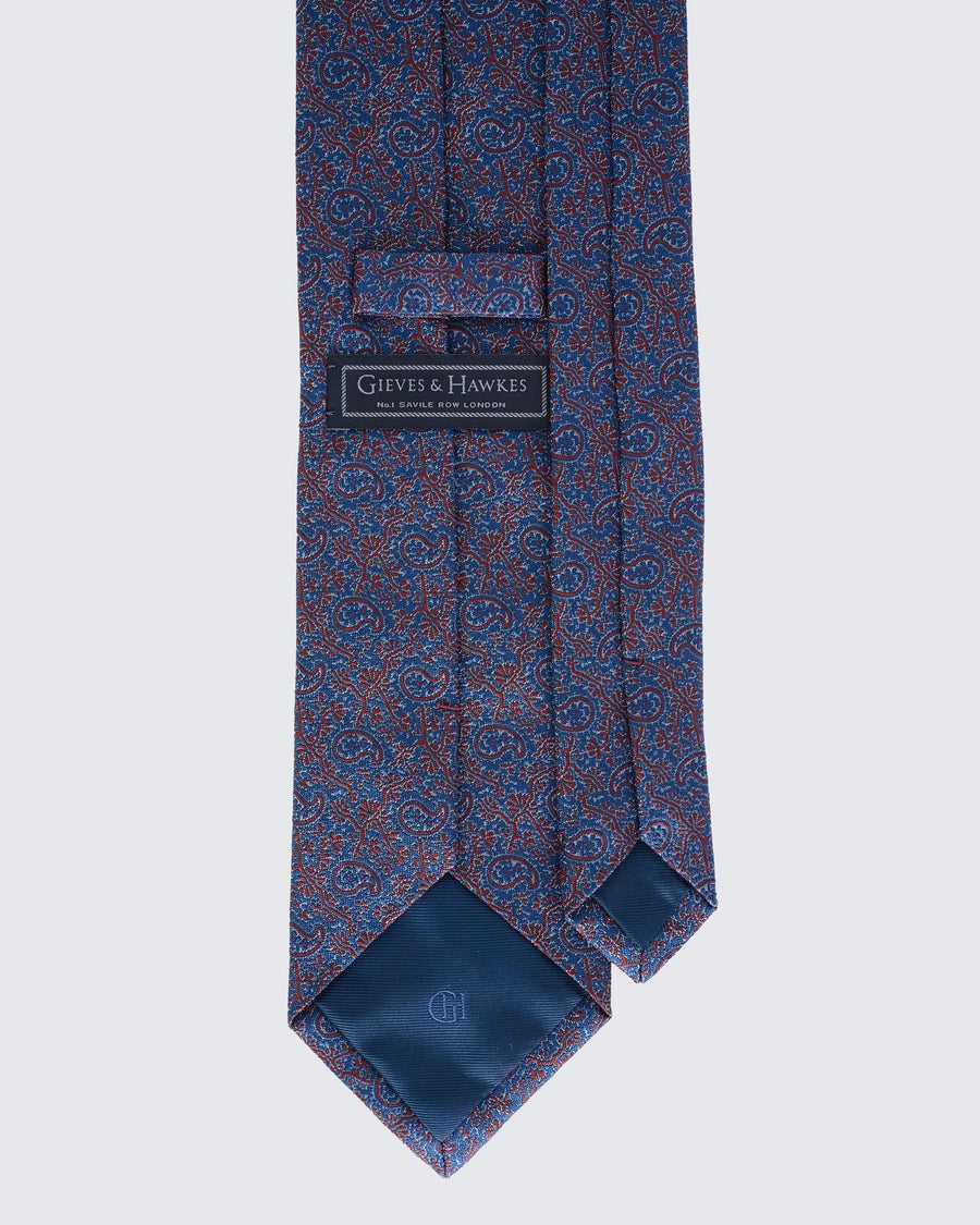 Goldsberry Paisley Blue Tie